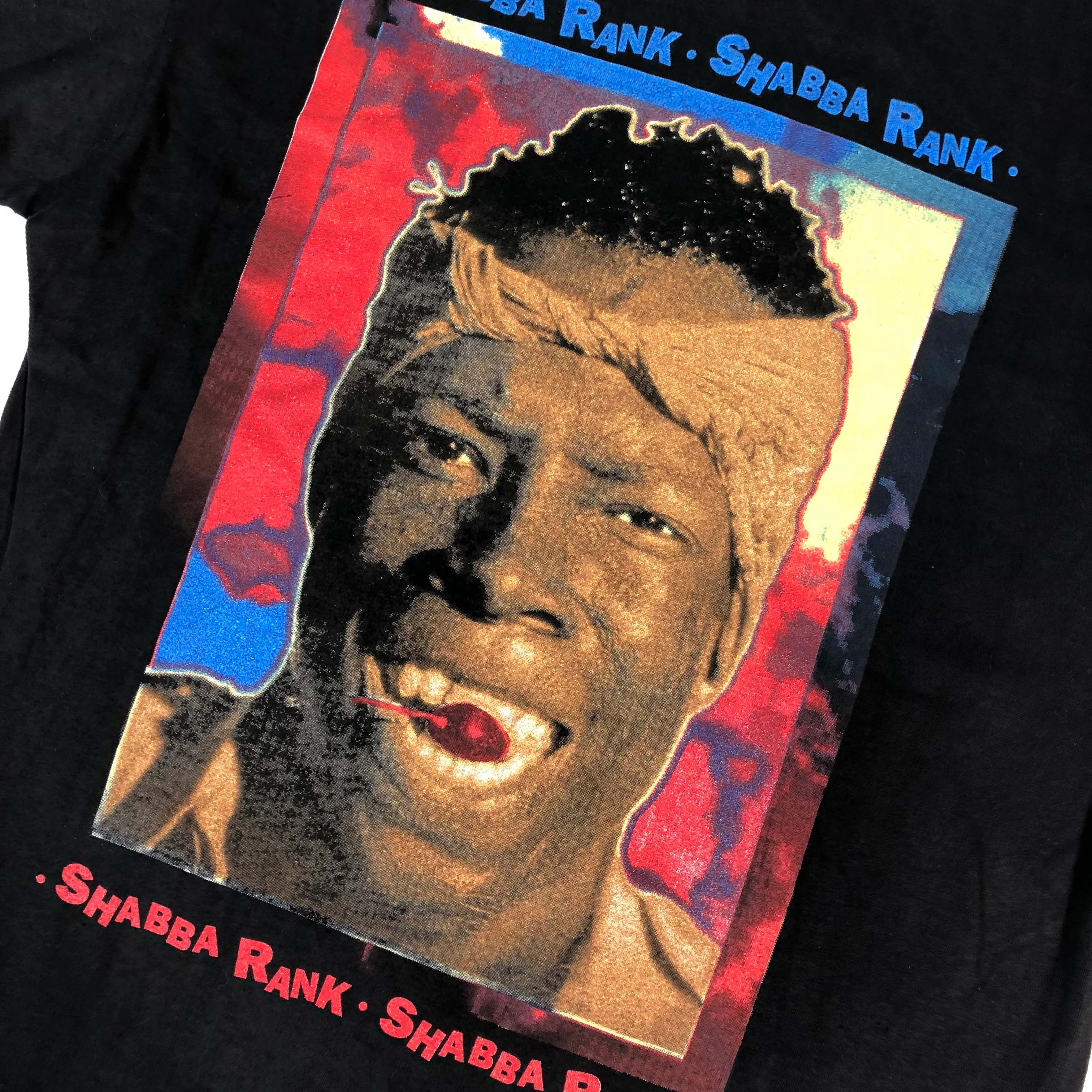 Vintage Shabba Ranks "Face" T-Shirt - Image 3