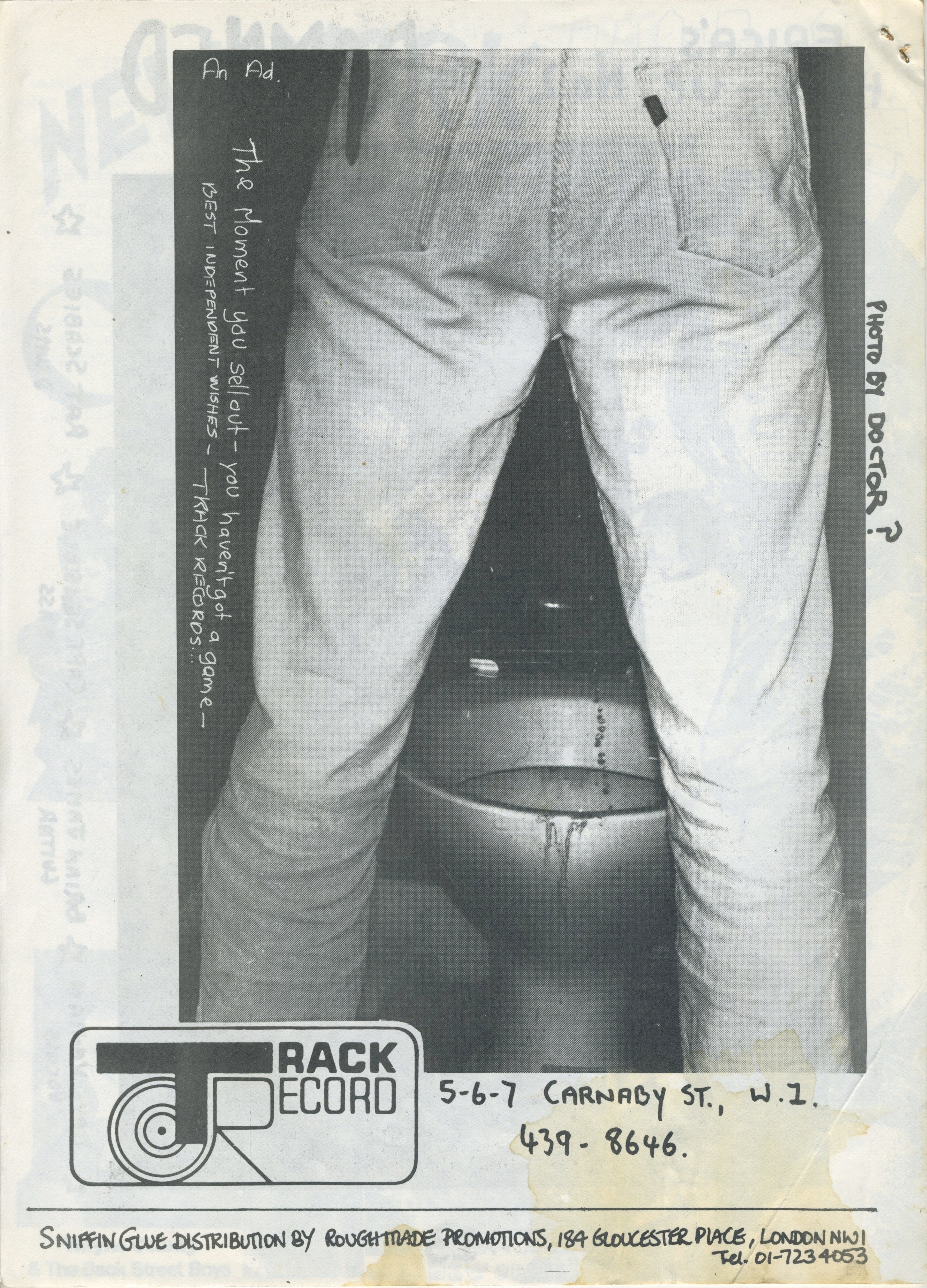Vintage Sniffin' Glue Fanzine "Don Letts" Issue #7 - Image 2
