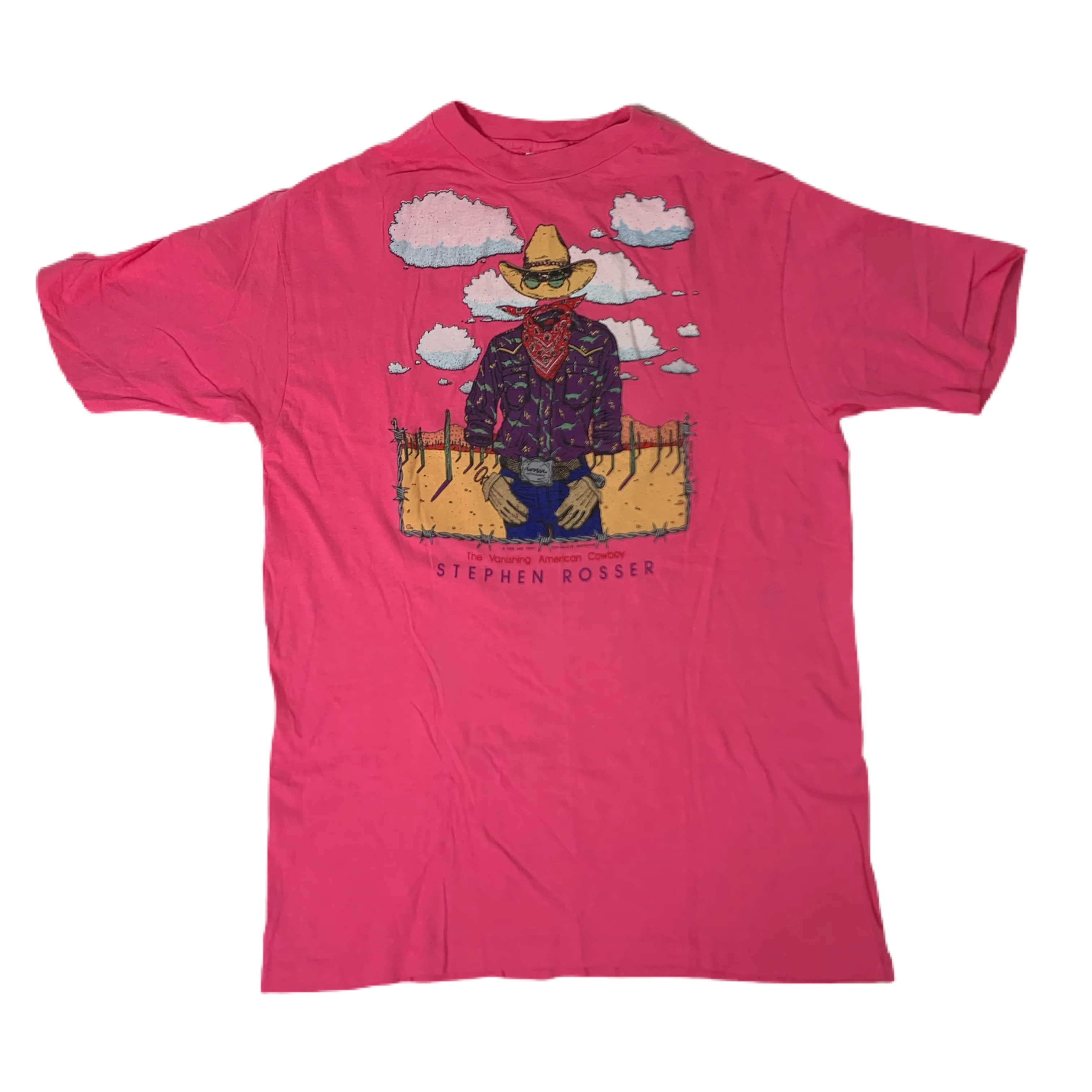 Vintage Stephen Rosser “The Vanishing American Cowboy” T-Shirt