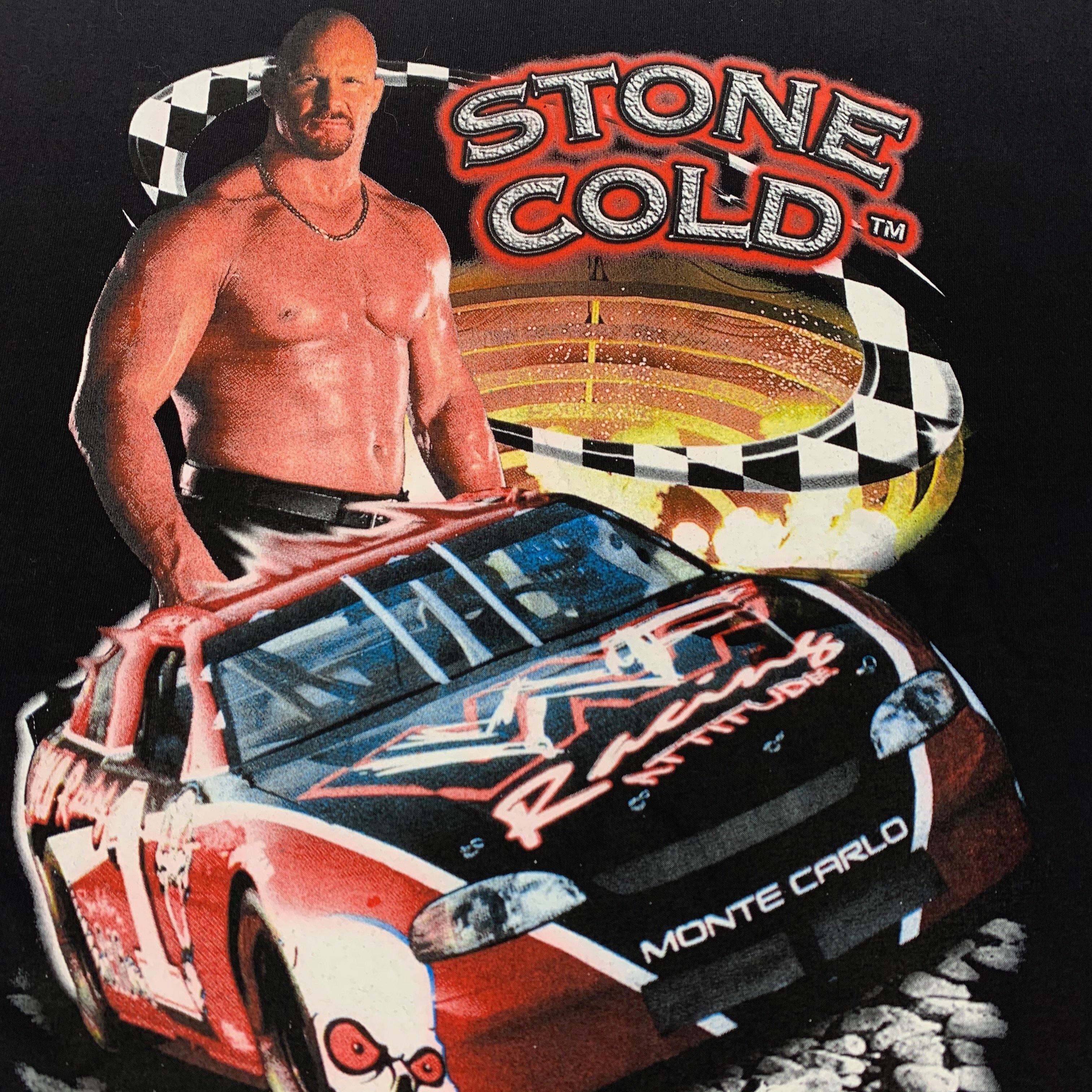 Vintage Stone Cold "Racing" T-Shirt - Image 2