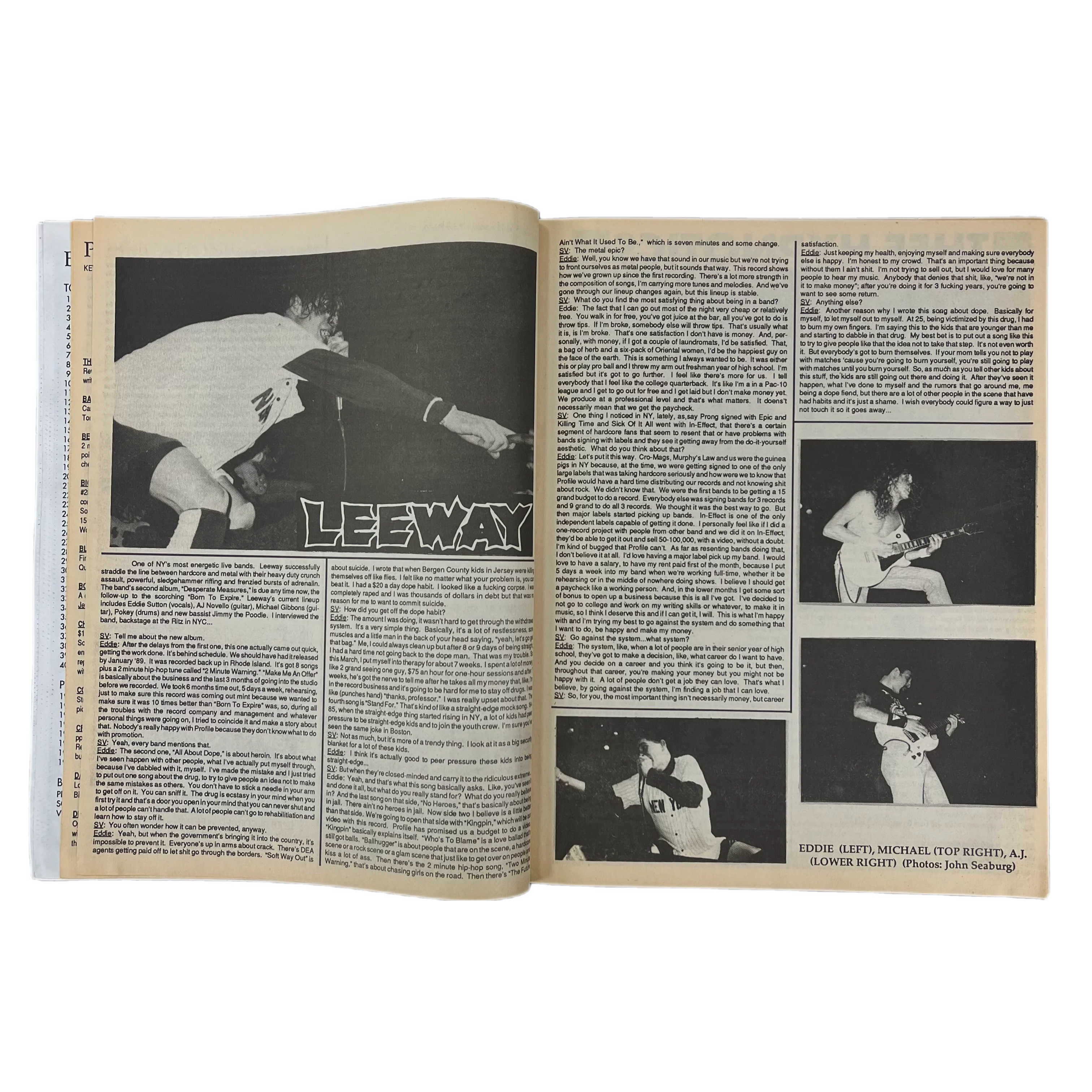 Vintage Suburban Voice "Poison Idea Tour Diary" Issue #30 - Image 3