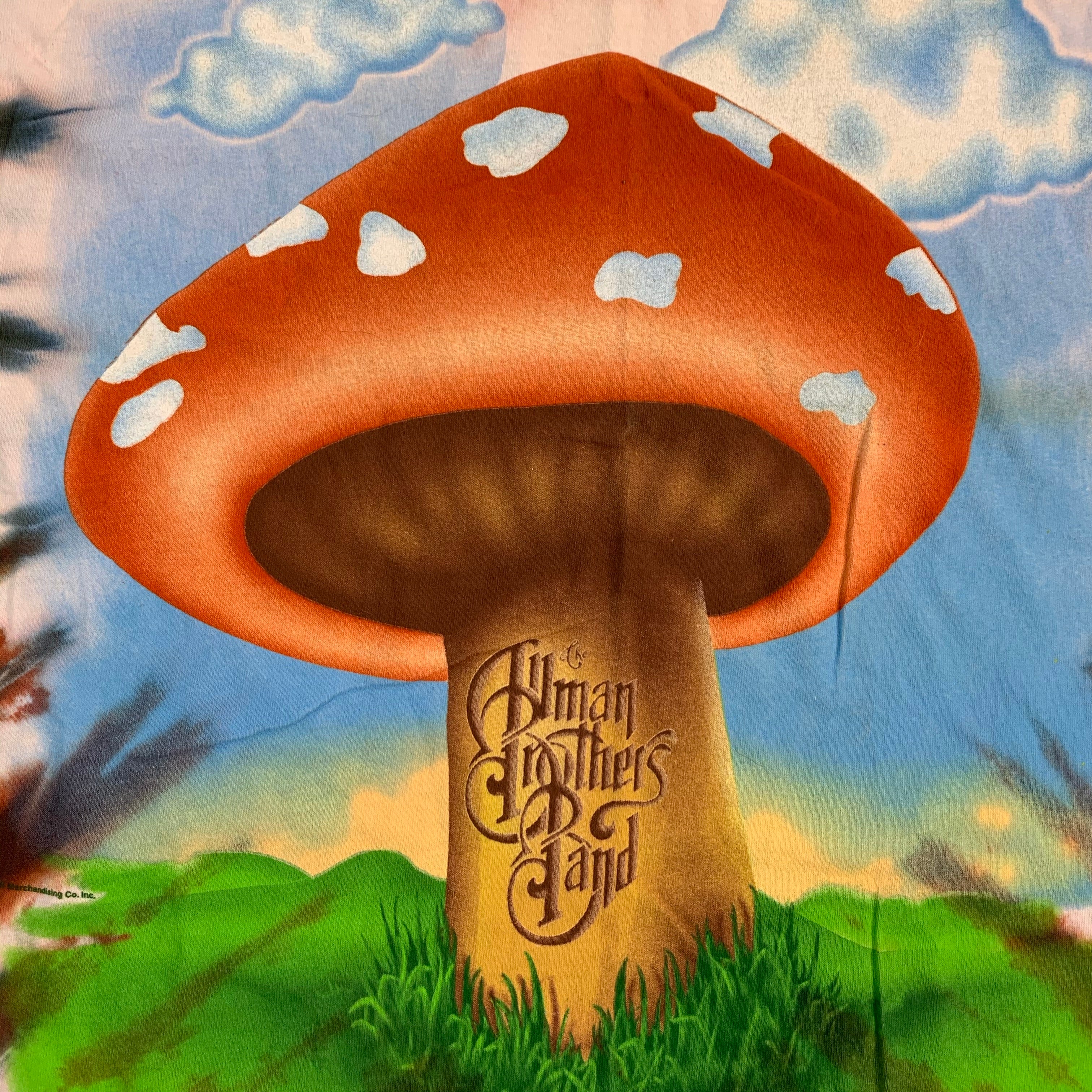 Vintage The Allman Brothers Band "Mushroom" Tour T-Shirt - Image 4