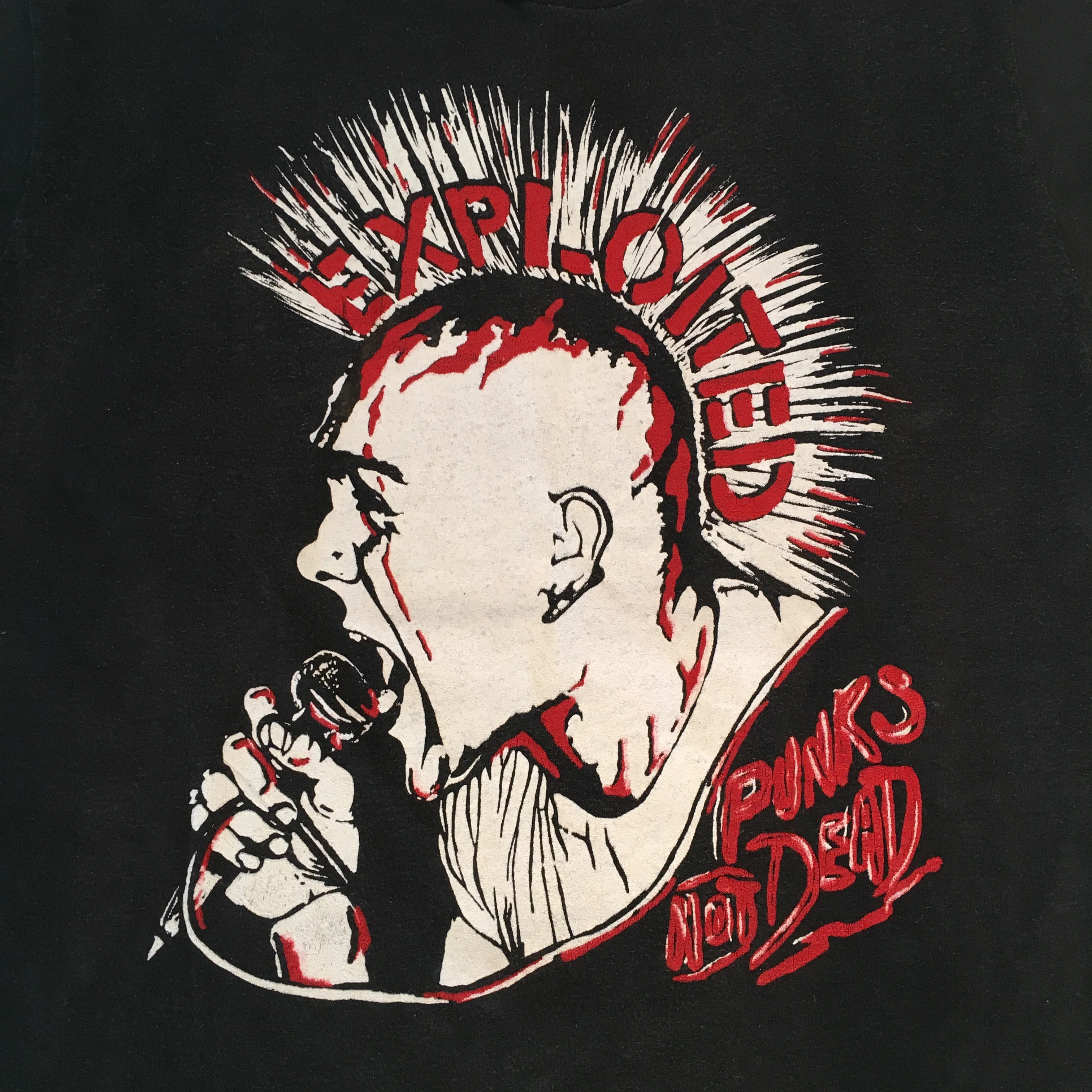 Vintage The Exploited "Punks Not Dead" T-Shirt - Image 2