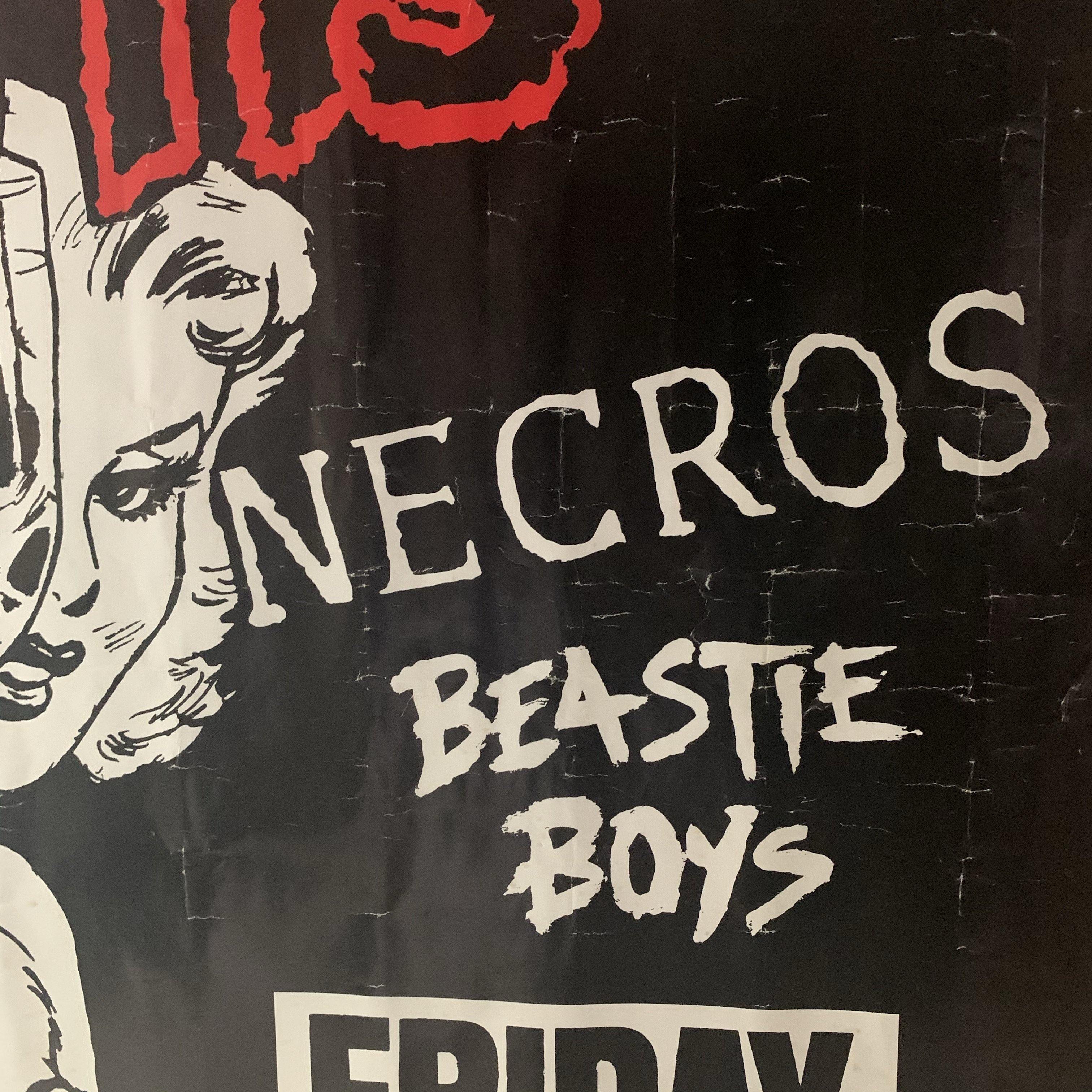 Vintage The Misfits “Beastie Boys Necros” Die Die My Darling Poster - Image 2