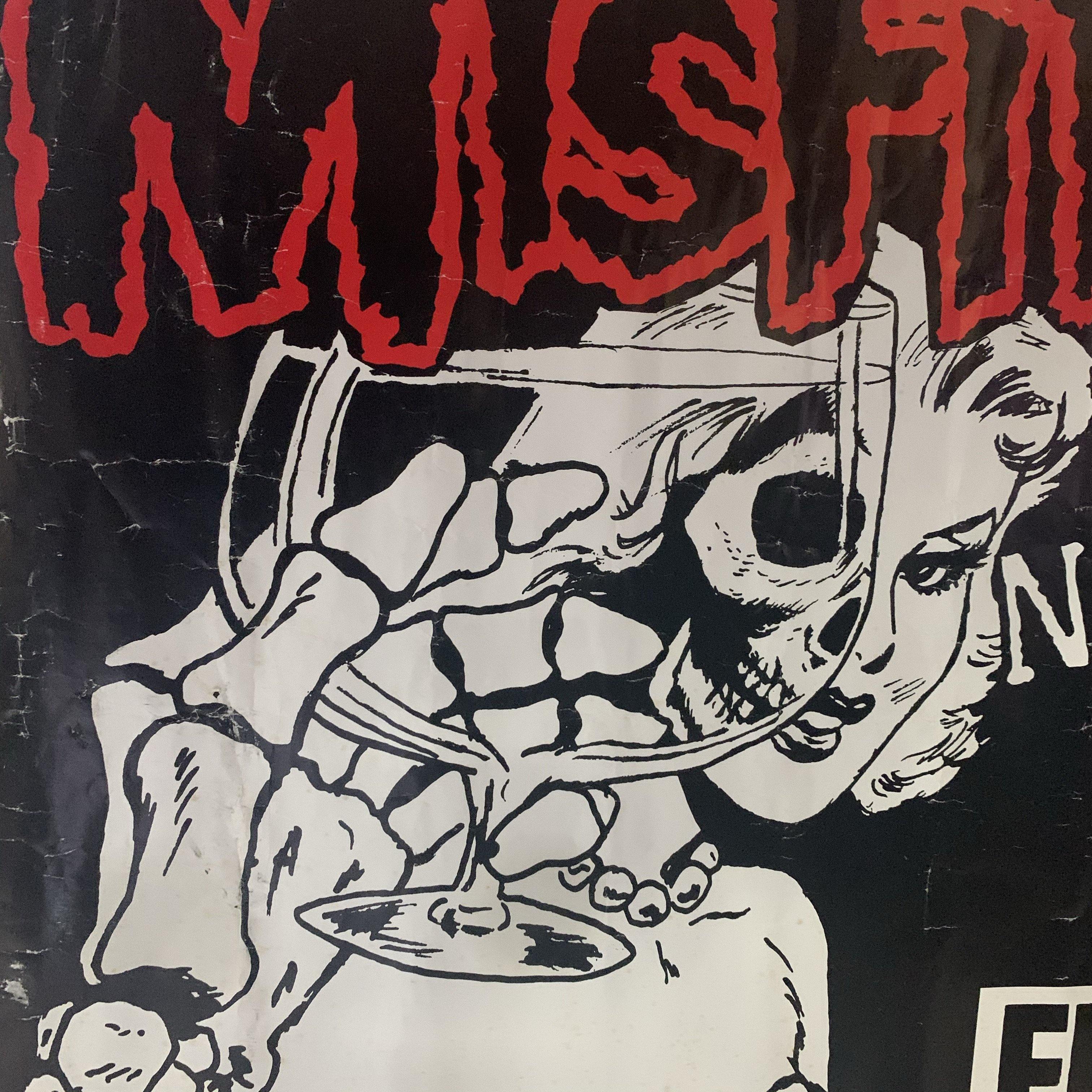 Vintage The Misfits “Beastie Boys Necros” Die Die My Darling Poster - Image 3