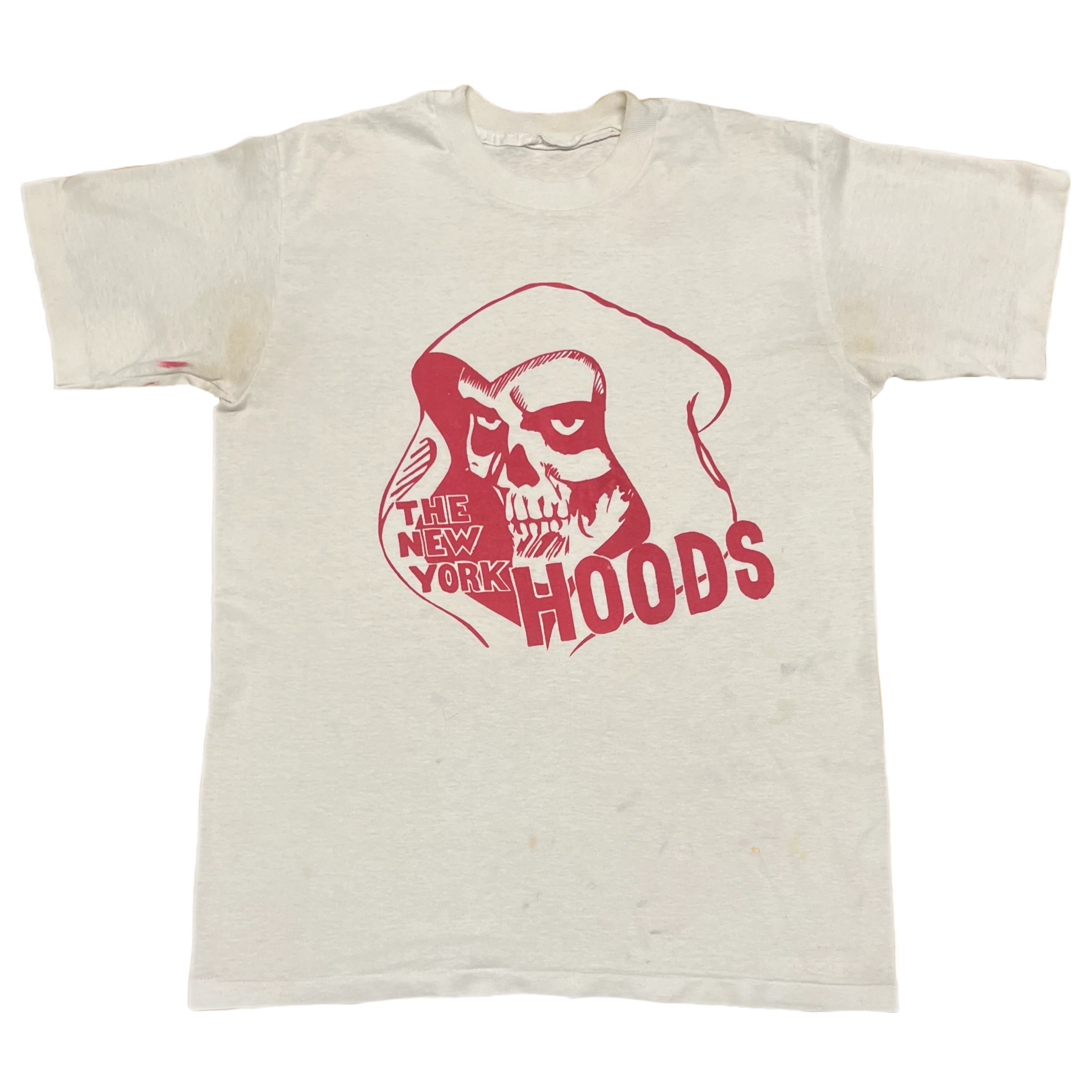 Vintage The New York Hoods "Hoodstyle Music" Hand Screened NYHC T-Shirt