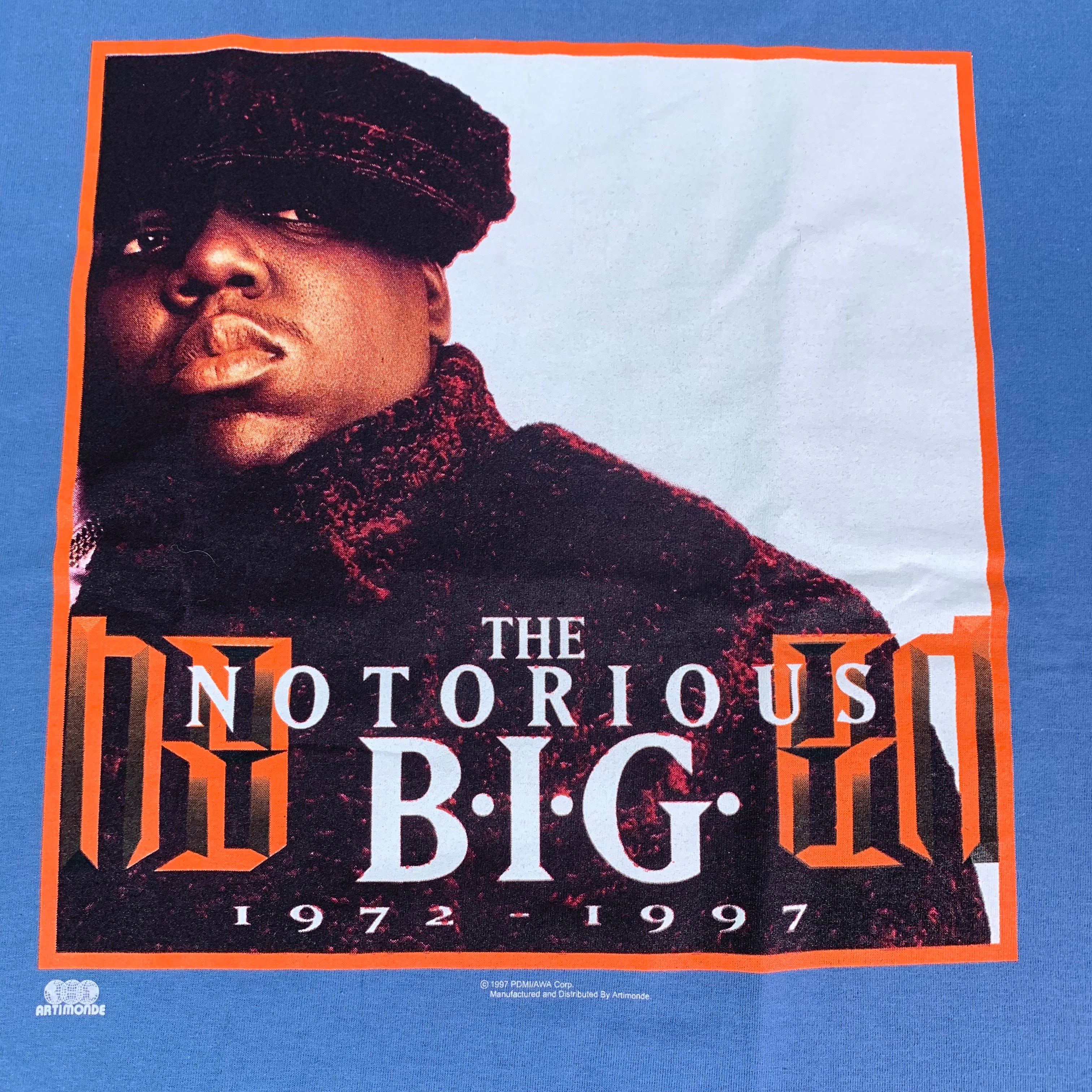 Vintage The Notorious B.I.G. "1972-1997" T-Shirt - Image 2