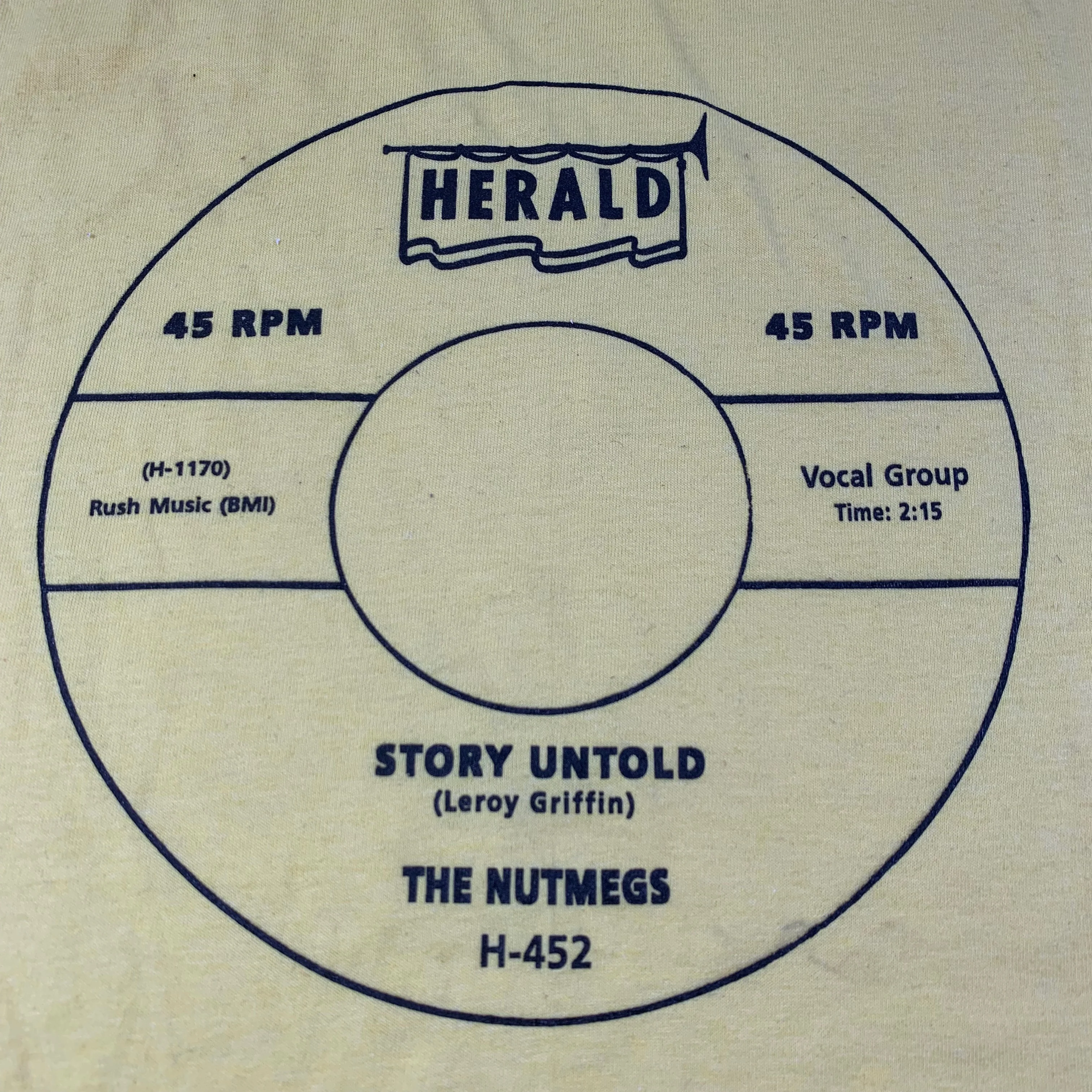 Vintage The Nutmegs "Story Untold" T-Shirt - Image 3