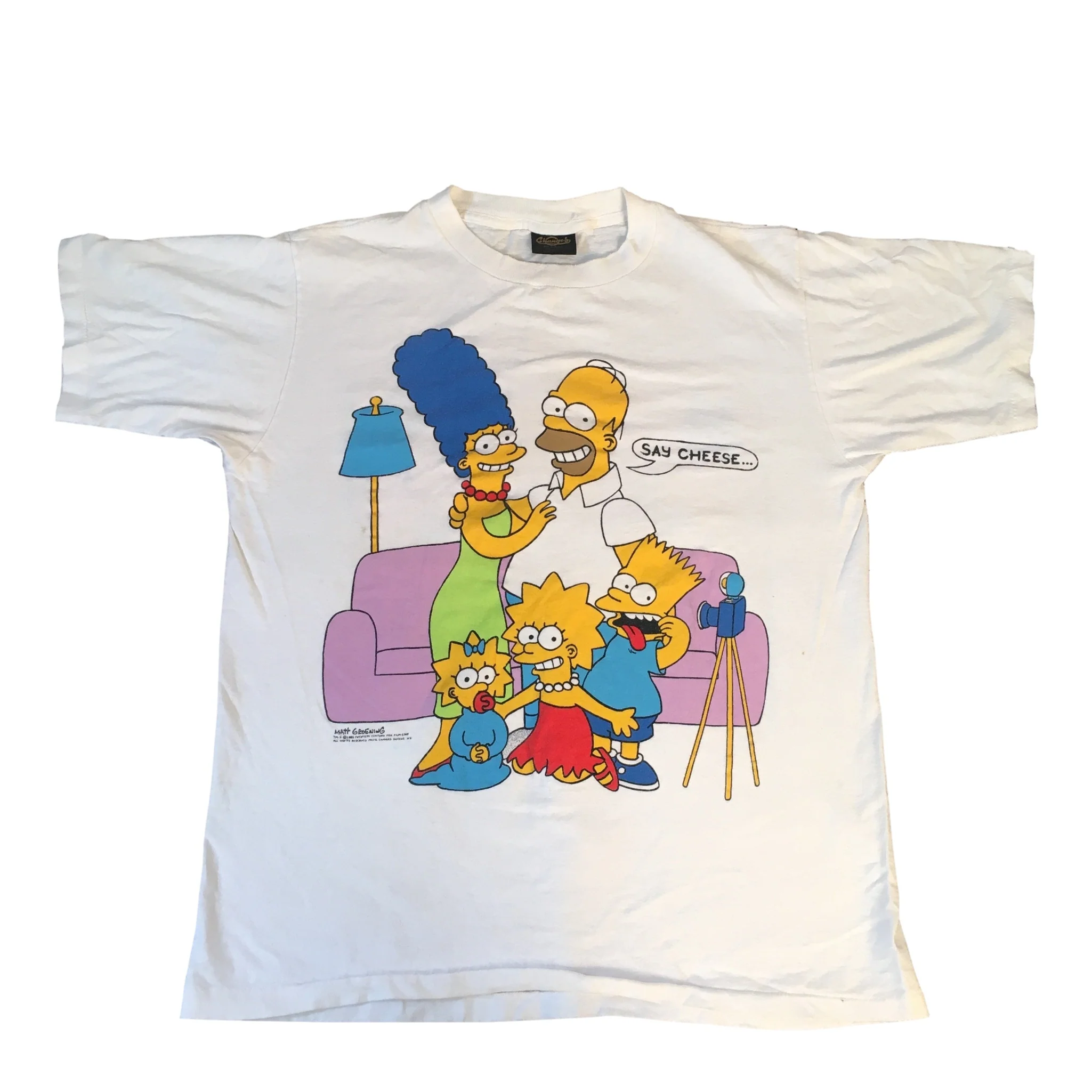 Vintage The Simpsons "Family Photo" T-Shirt
