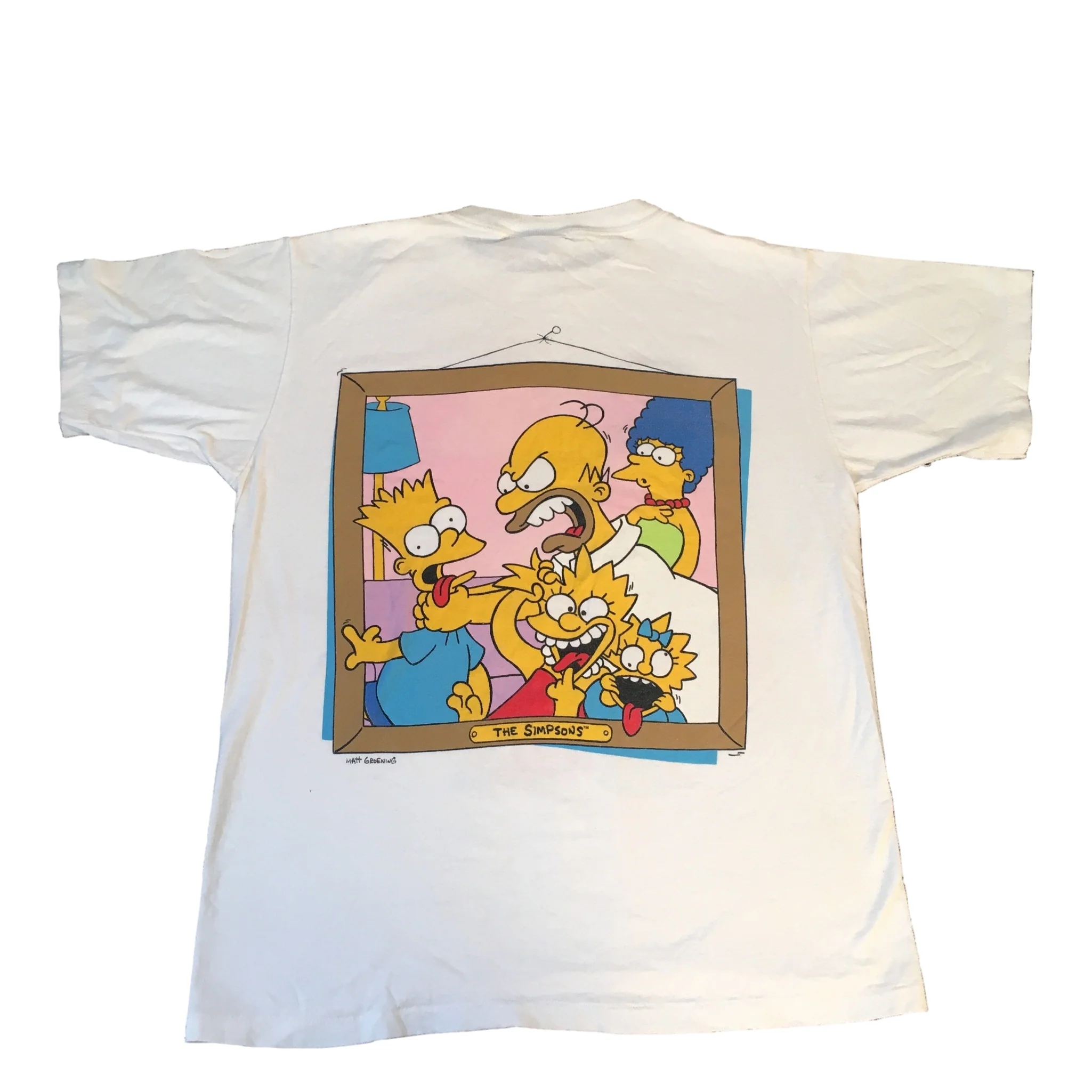 Vintage The Simpsons "Family Photo" T-Shirt - Image 6