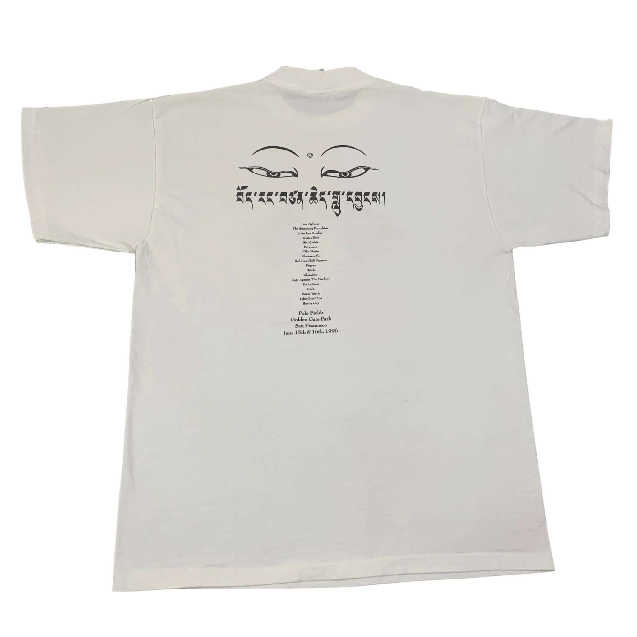 Vintage Tibetan Freedom Concert "1996" T-Shirt - Image 3