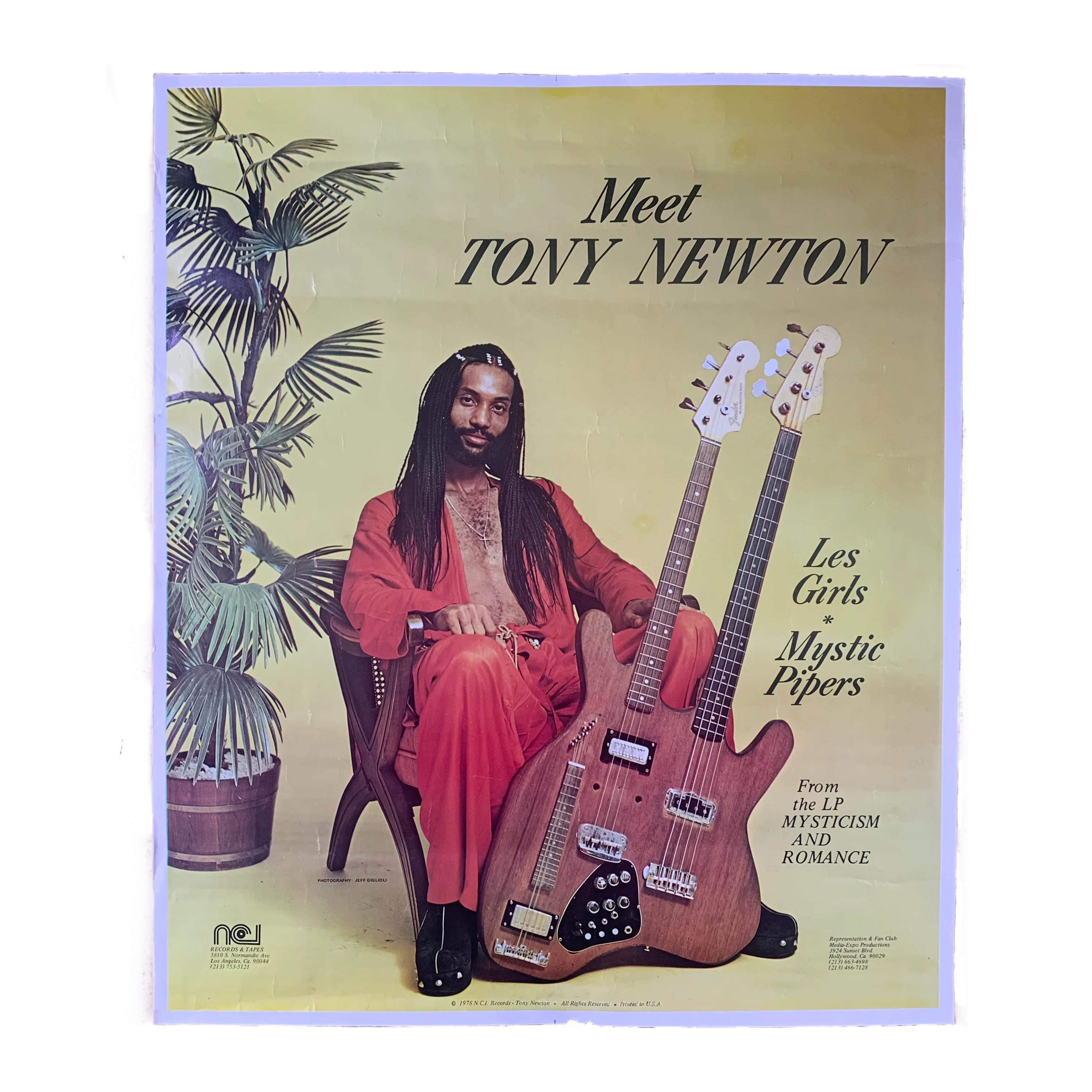 Vintage Meet Tony Newton "Mysticism And Romance" Poster