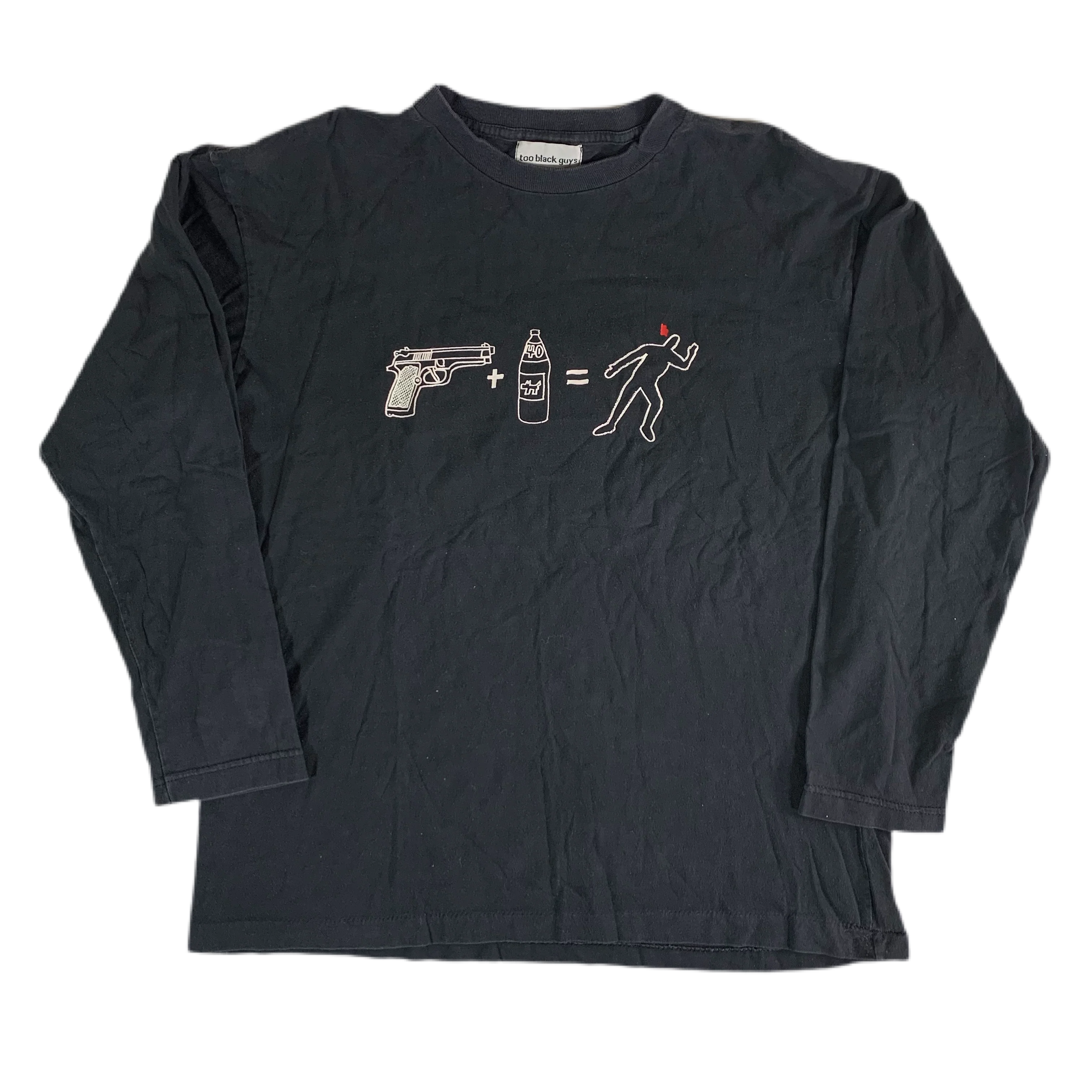 Vintage Too Black Guys "Toronto" Long Sleeve Shirt