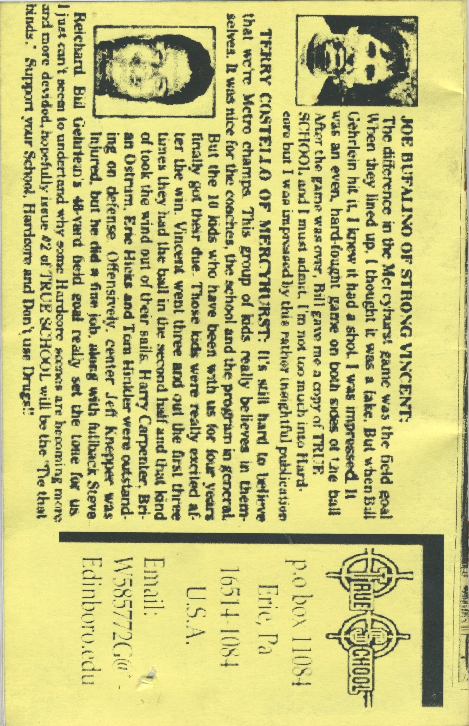 Vintage True School "PAHC" Fanzine Issue #2 - Image 2