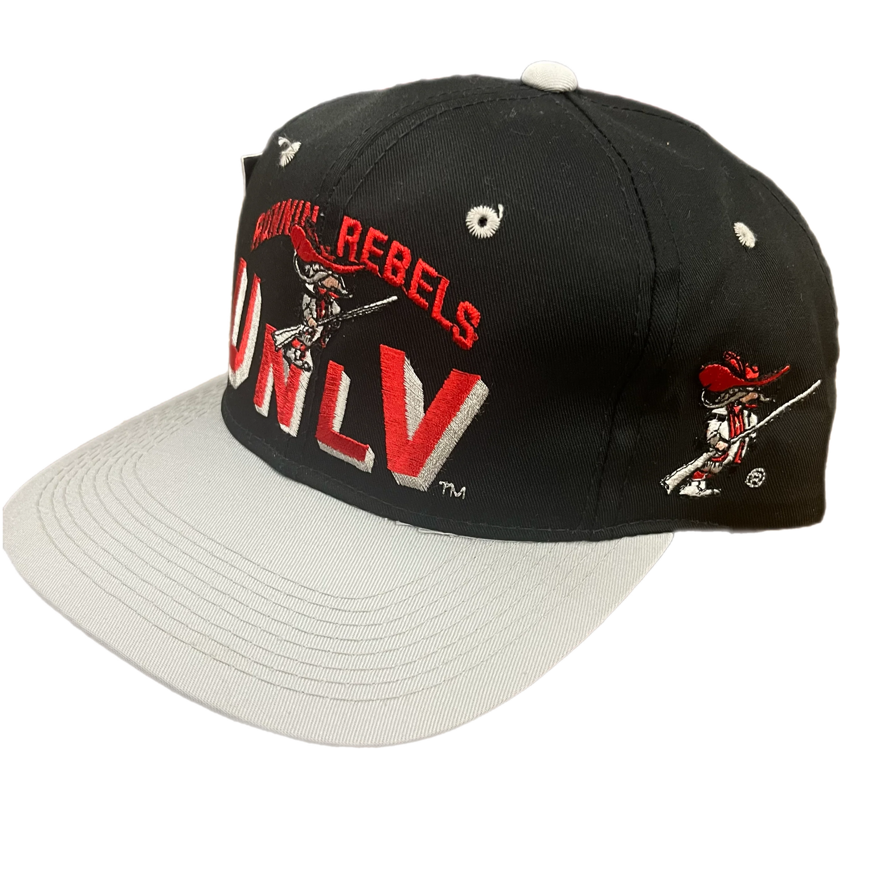 Vintage UNLV "Runnin Rebels" Snapback Hat - Image 2