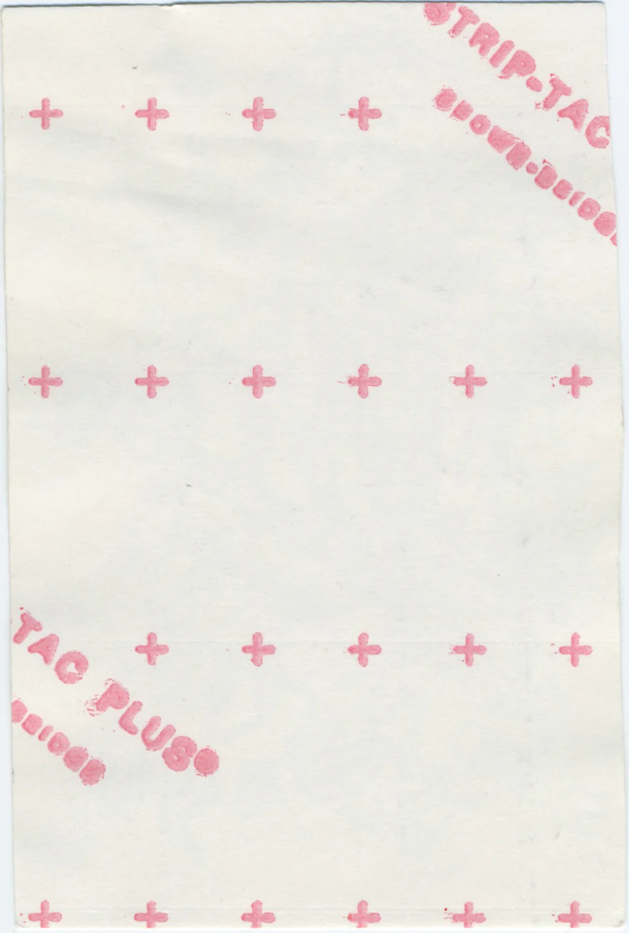 Vintage Useless Pieces Of Shit "Stupid Punk Tour" Strip-Tac Sticker - Image 2