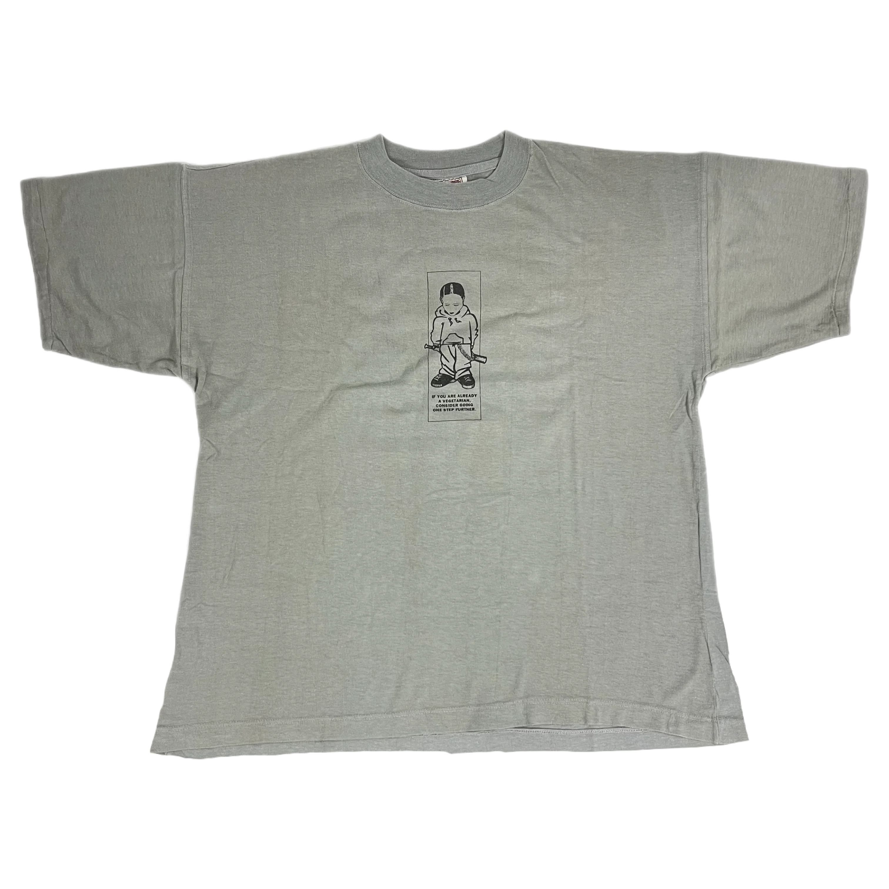 Vintage Vegan Straight Edge "Consider Going One Step Further" T-Shirt