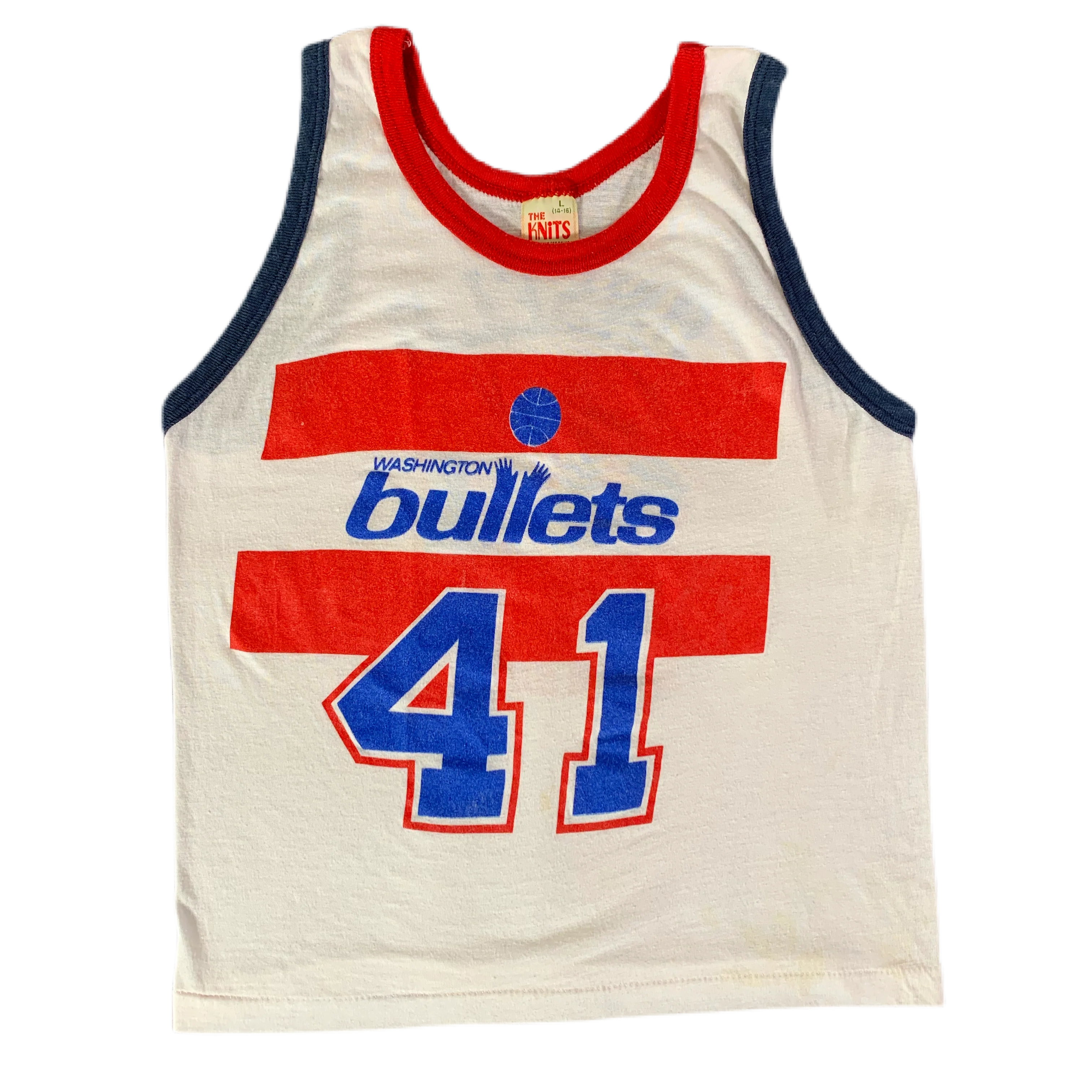 Vintage Washington Bullets "Wes Unseld" Youth Tank Top