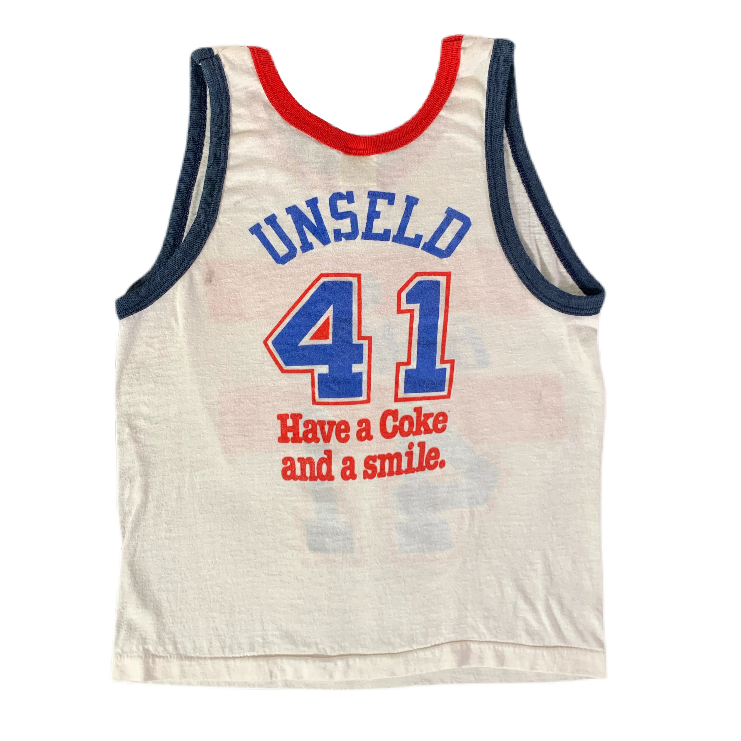 Vintage Washington Bullets "Wes Unseld" Youth Tank Top - Image 2