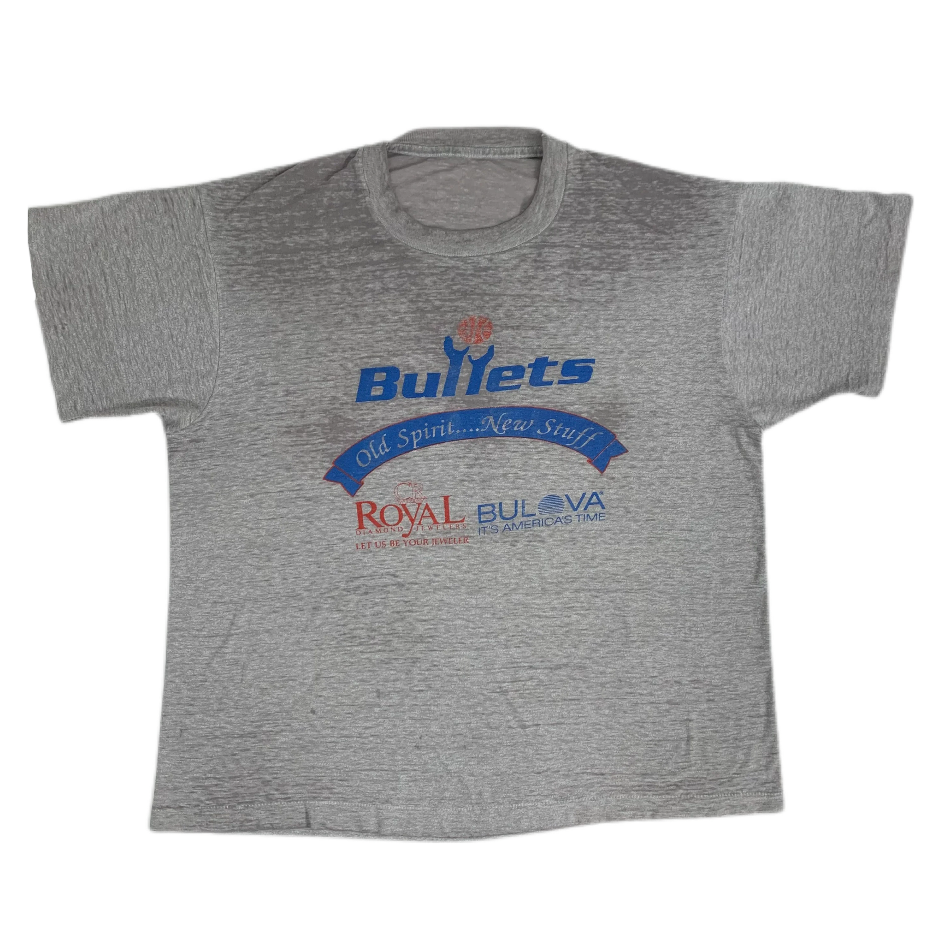 Vintage Washington Bullets "Old Spirit... New Stuff" T-Shirt