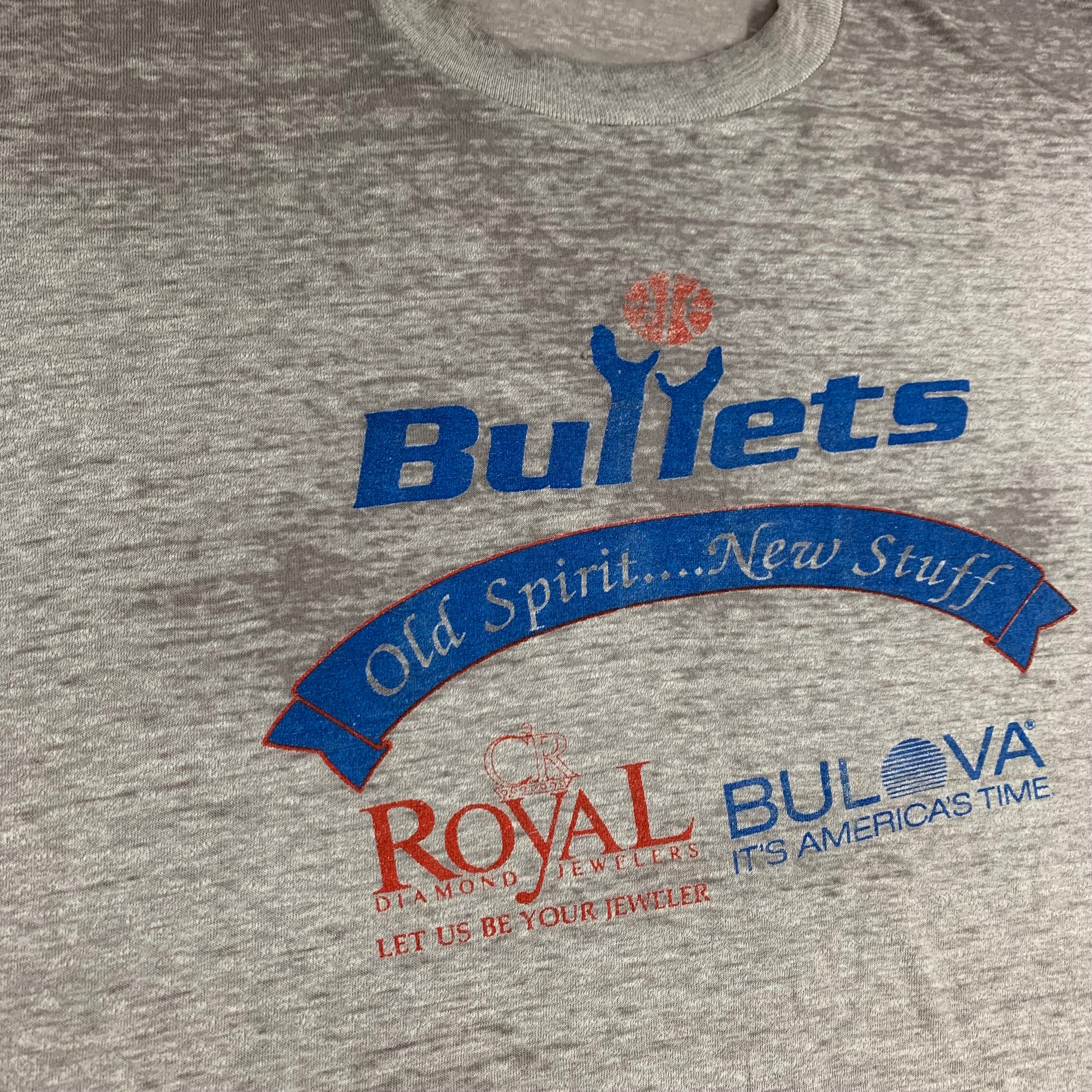 Vintage Washington Bullets "Old Spirit... New Stuff" T-Shirt - Image 2