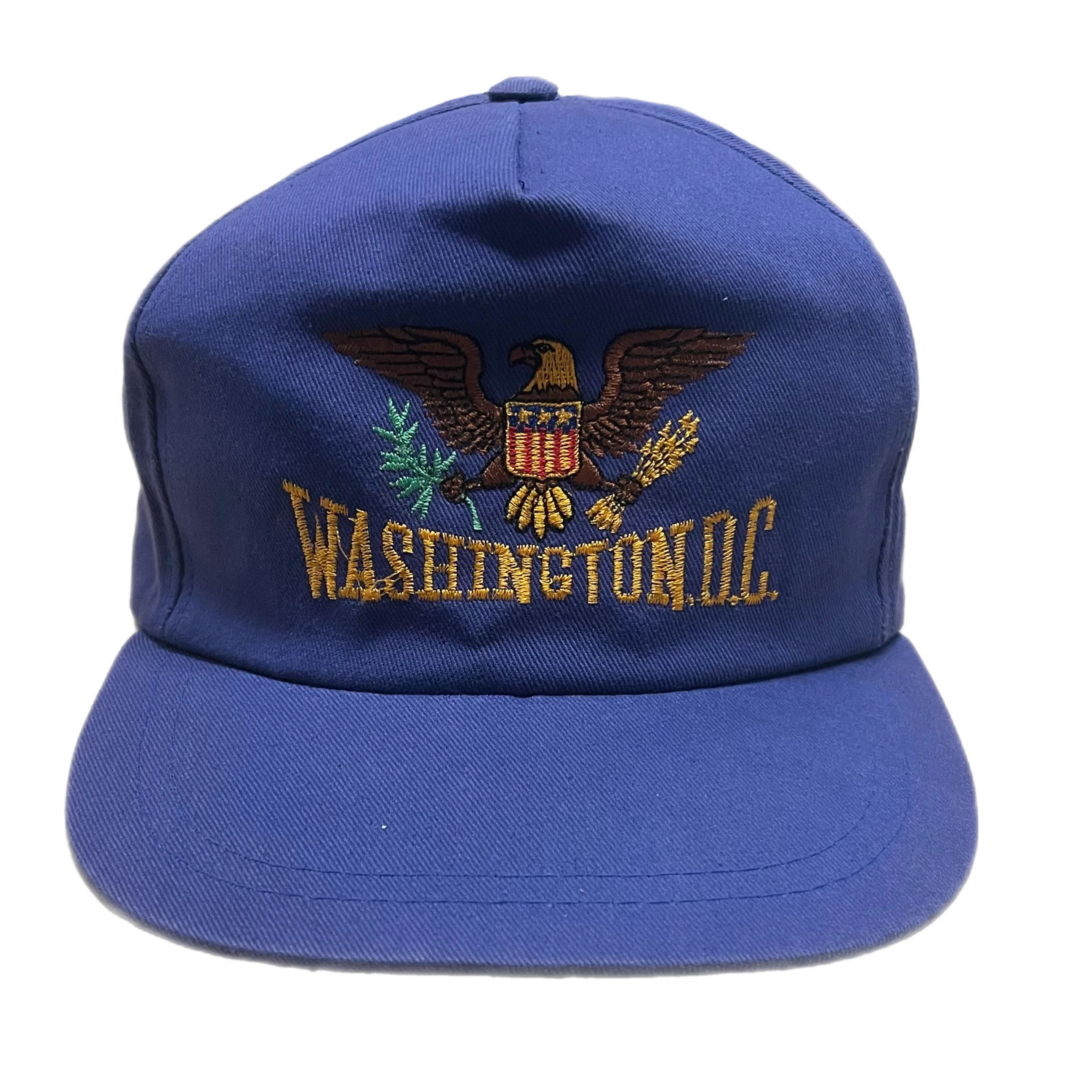 Vintage Washington D.C. "Eagle" Sun Faded Blue Snapback Hat