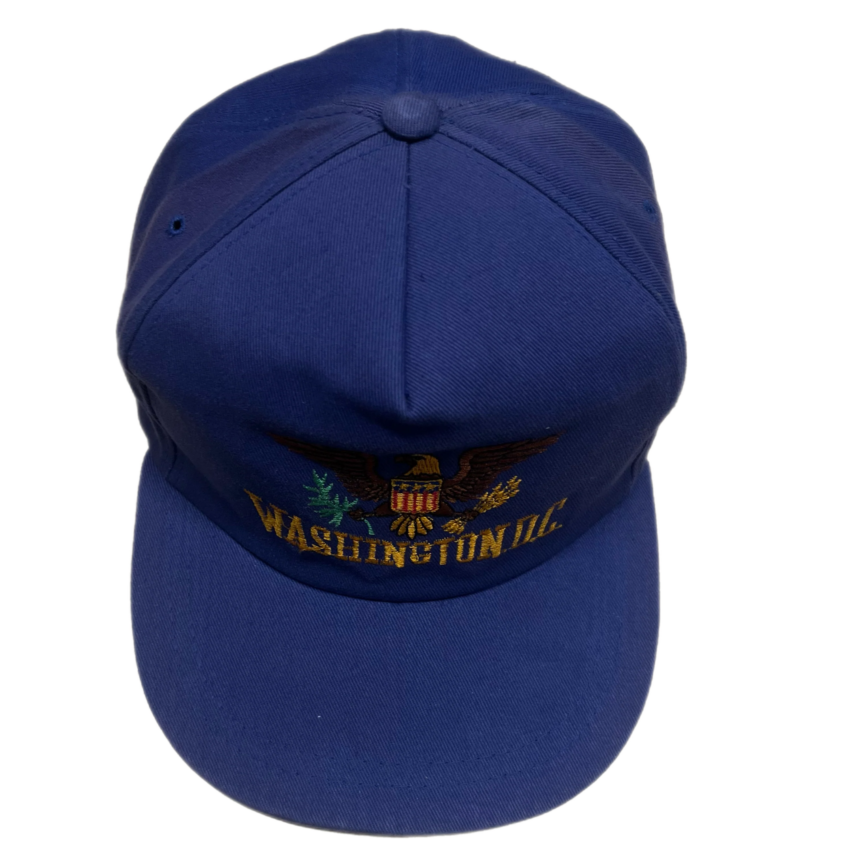 Vintage Washington D.C. "Eagle" Sun Faded Blue Snapback Hat - Image 2
