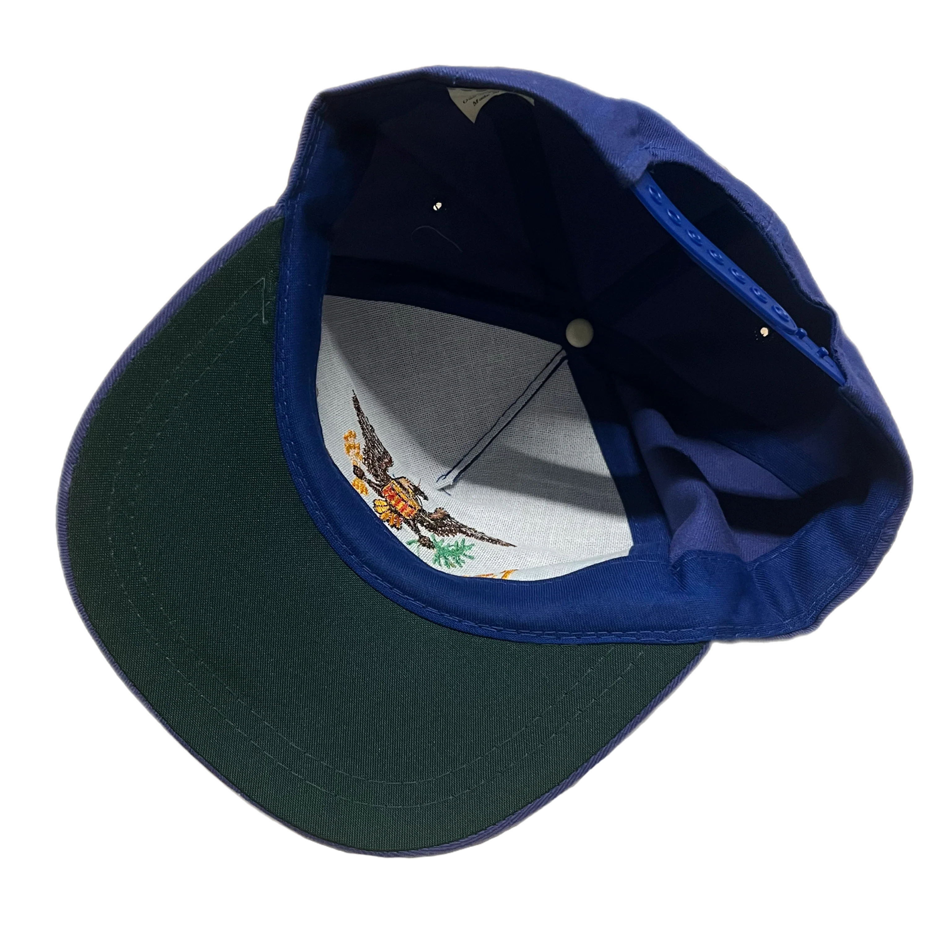 Vintage Washington D.C. "Eagle" Sun Faded Blue Snapback Hat - Image 3