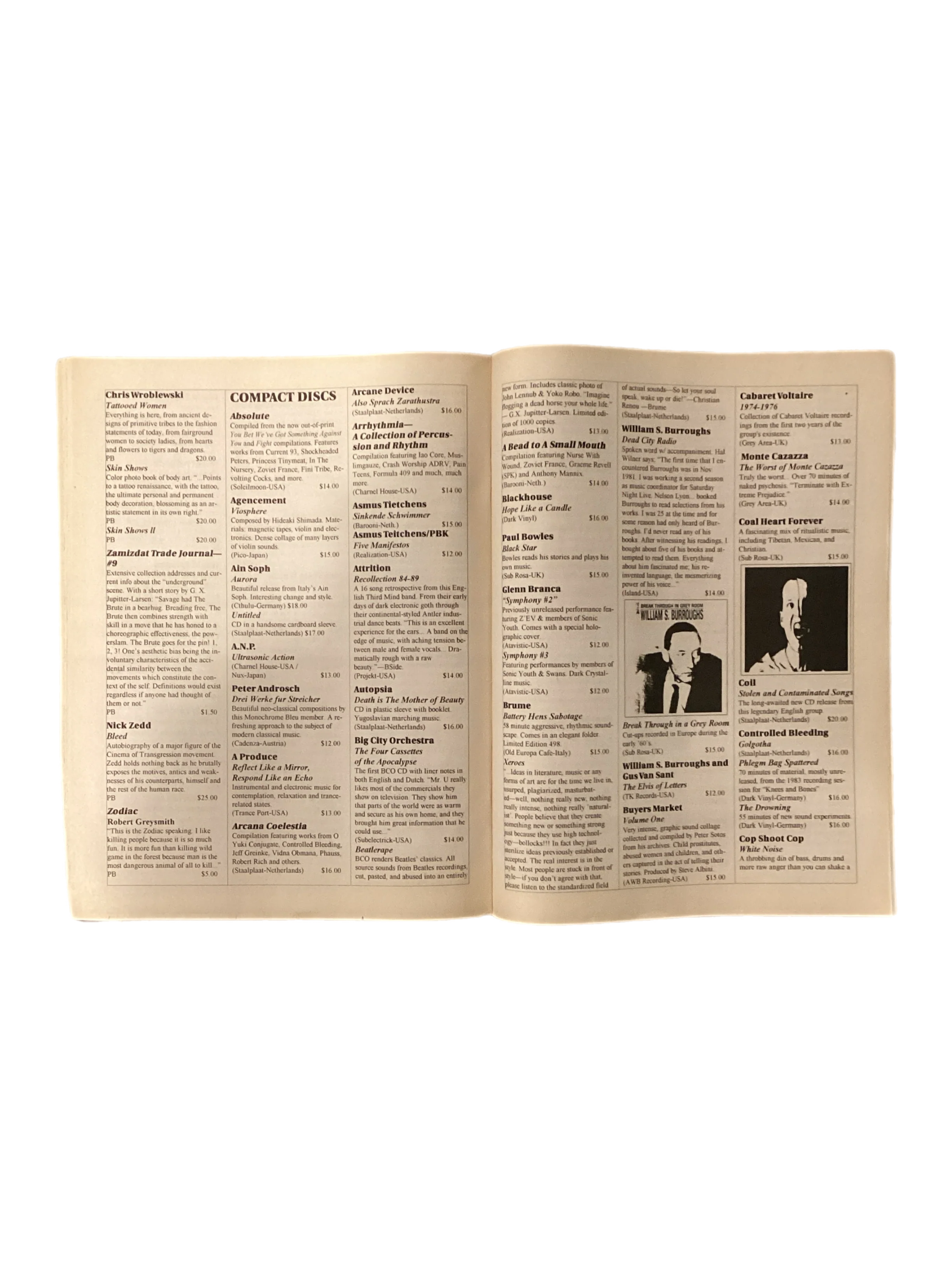 Vintage We Never Sleep "Dispatch Eleven" Label and Distro Catalog - Image 3