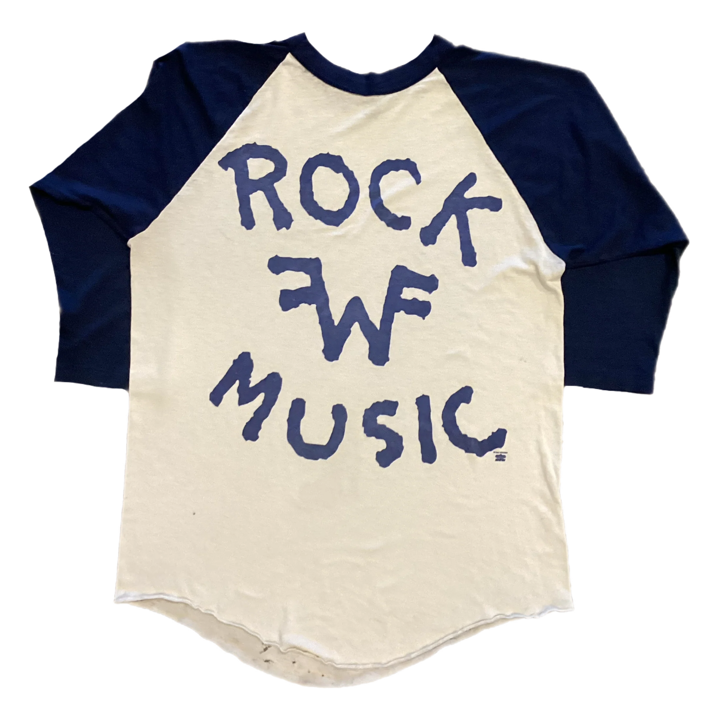 Vintage Weezer "Rock Music" '94 Raglan Baseball Shirt - Image 2