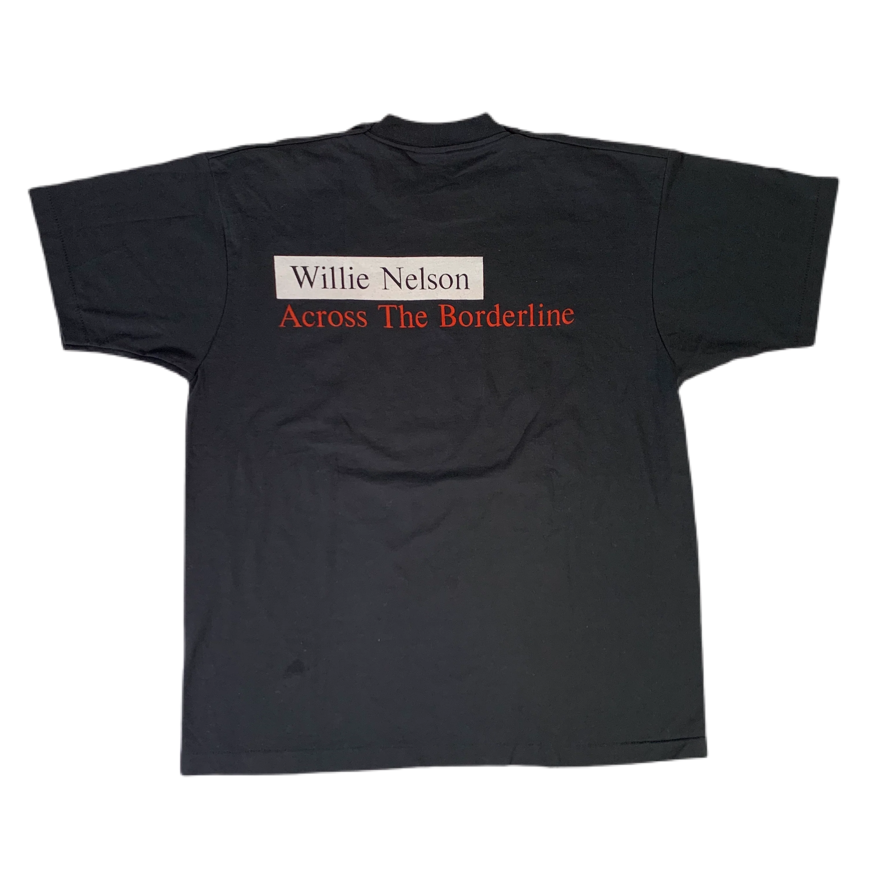Vintage Willie Nelson "Across The Borderline" T-Shirt - Image 2
