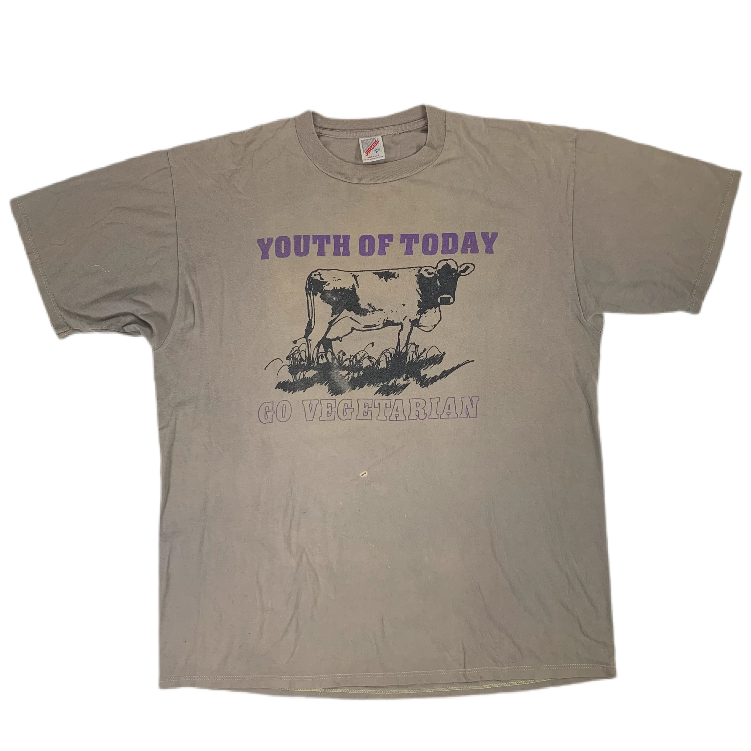Vintage Youth Of Today "Go Vegetarian" Revelation Records T-Shirt