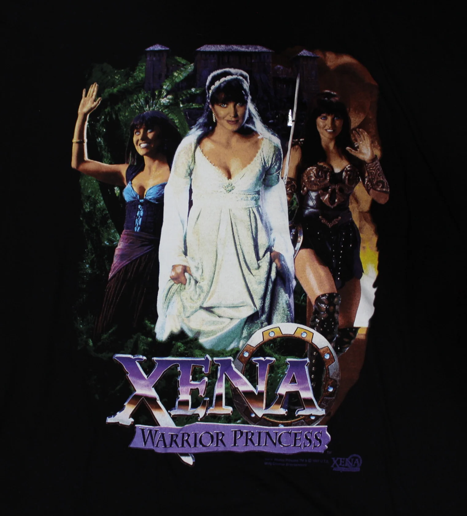 Vintage Xena The Warrior Princess "Wedding" T-Shirt - Image 3