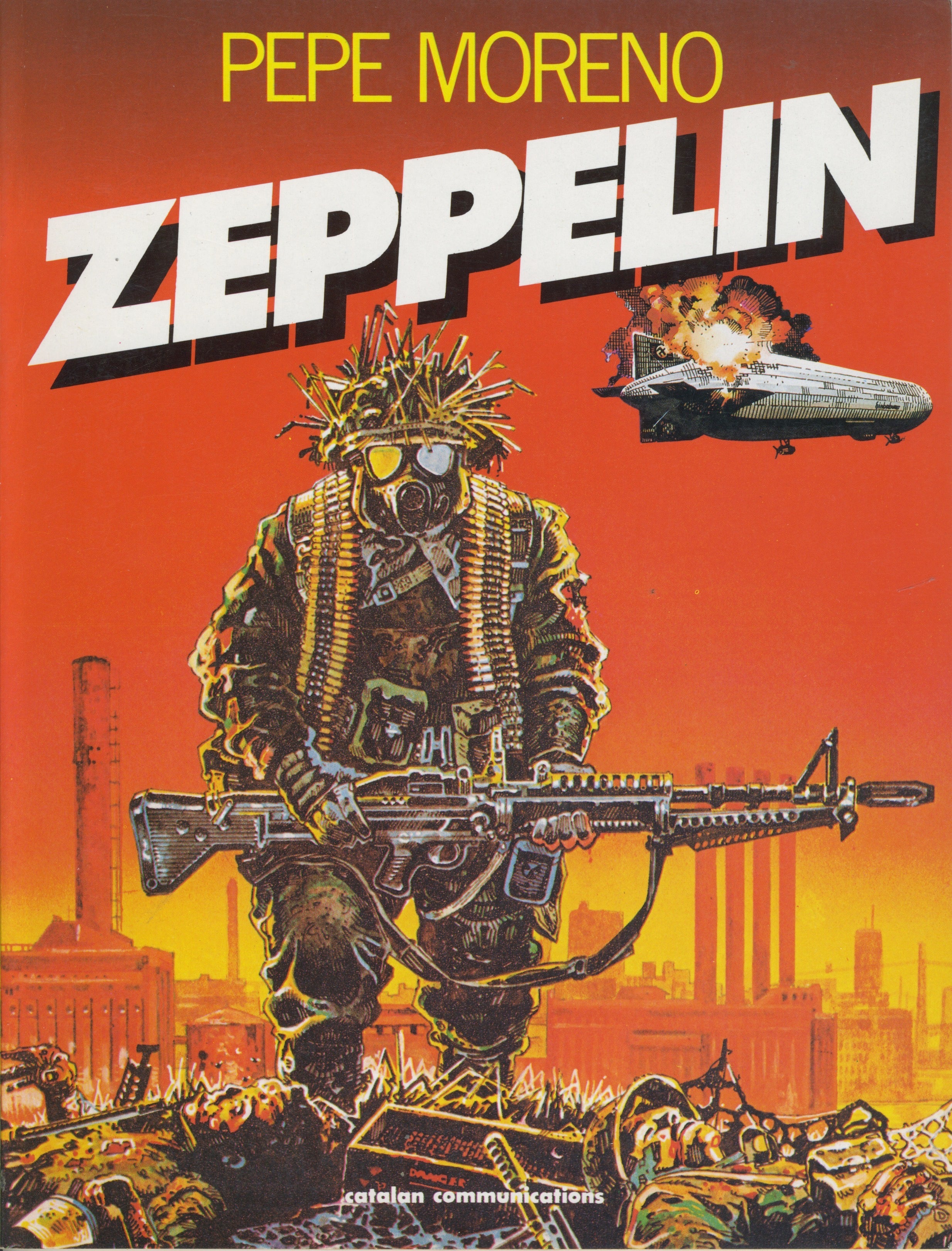 Vintage Pepe Moreno "Zeppelin" First Printing Catalan Communications Book