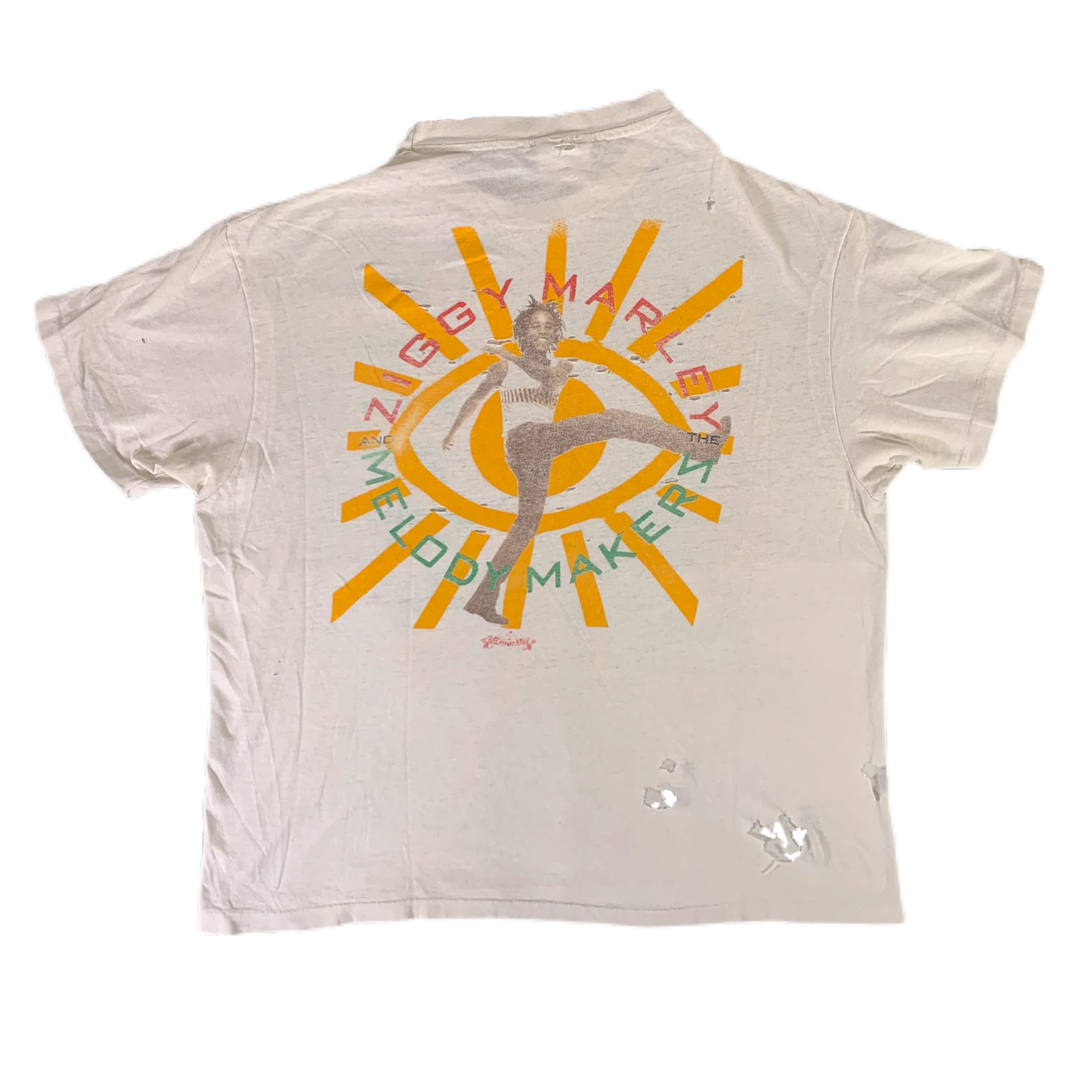 Vintage Ziggy Marley And The Melody Makers "Conscious Party" T-Shirt - Image 2