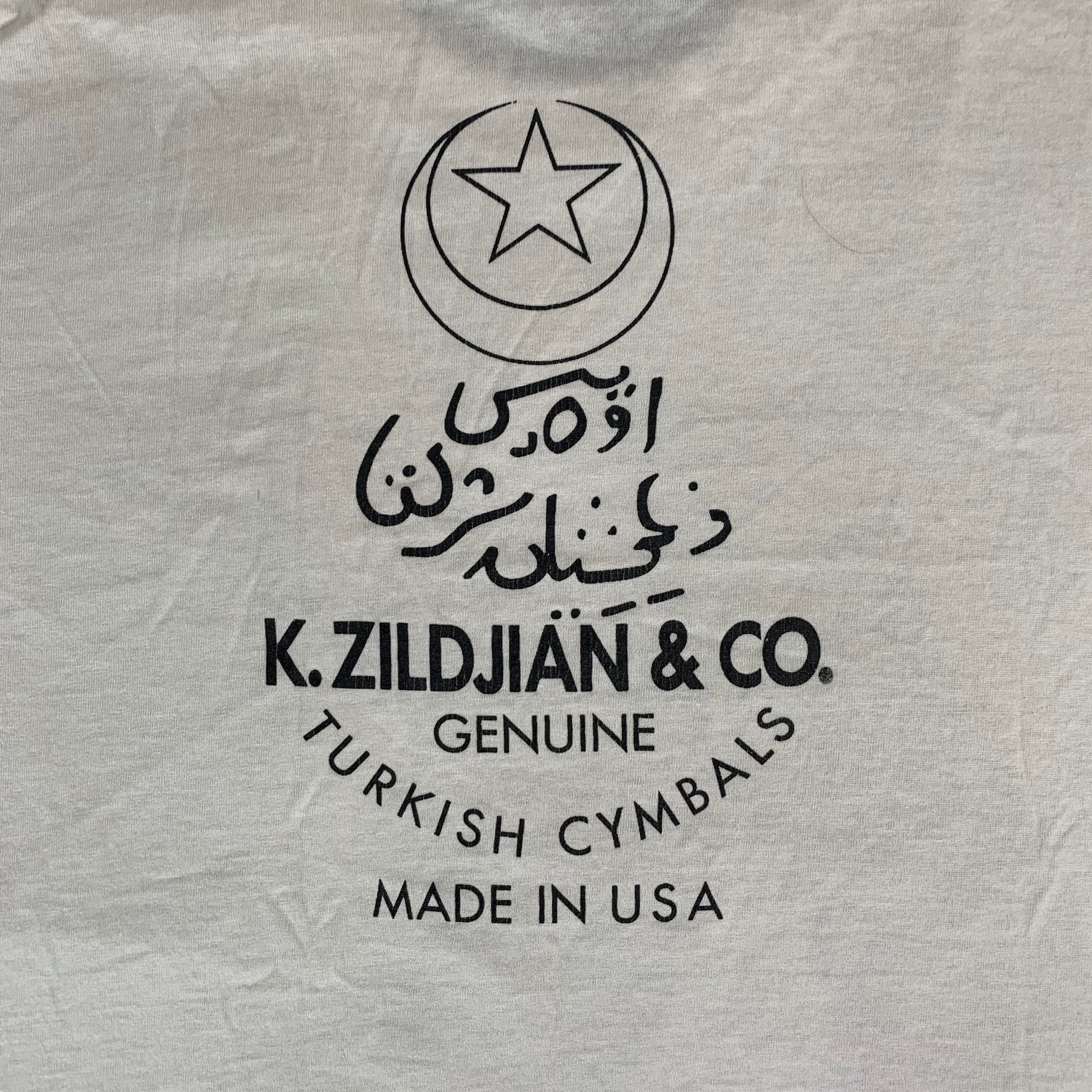 Vintage K. Zildjian "Turkish Cymbals" T-Shirt - Image 4