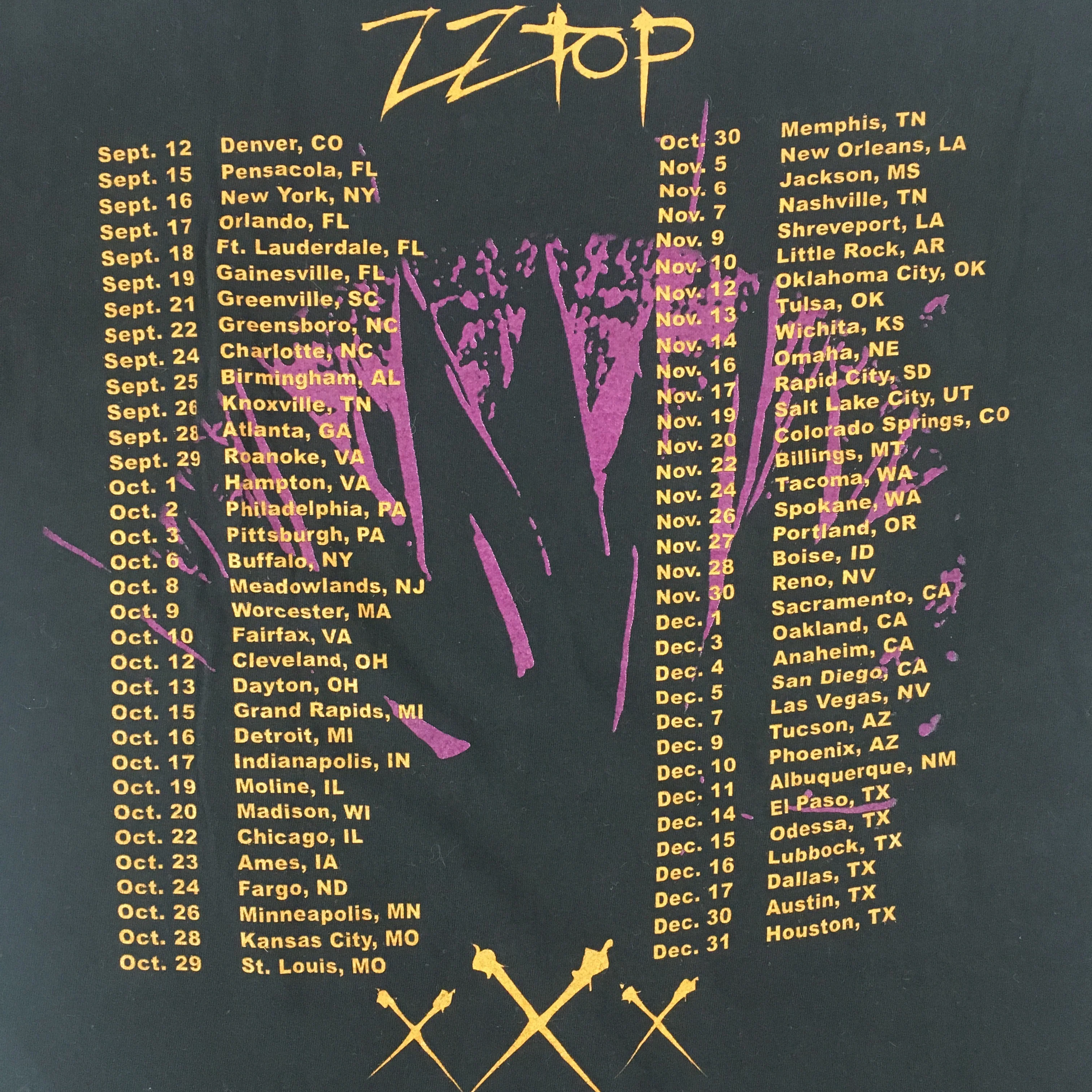 Vintage ZZ Top "XXX" T-Shirt - Image 7