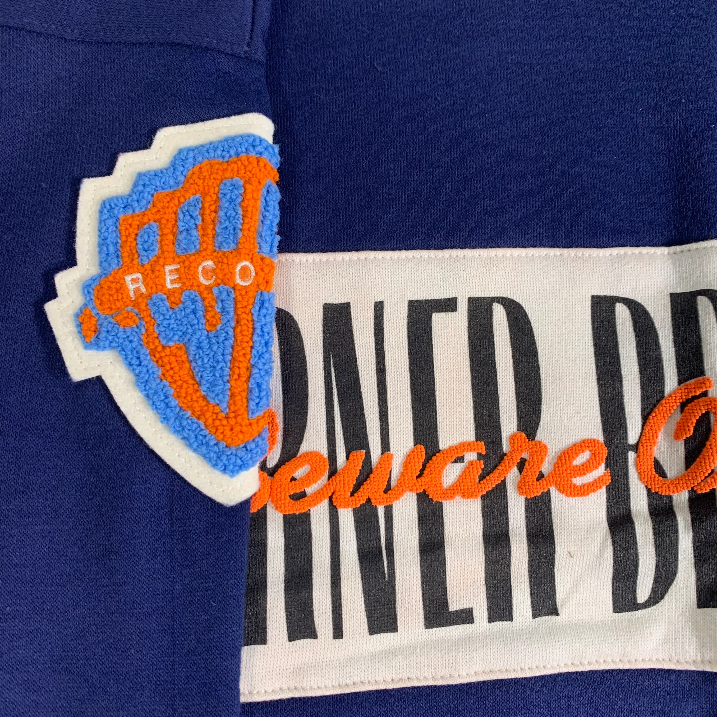 Vintage Warner Bros. Records "Beware Of Imitations" Promotional Sweatshirt - Image 2